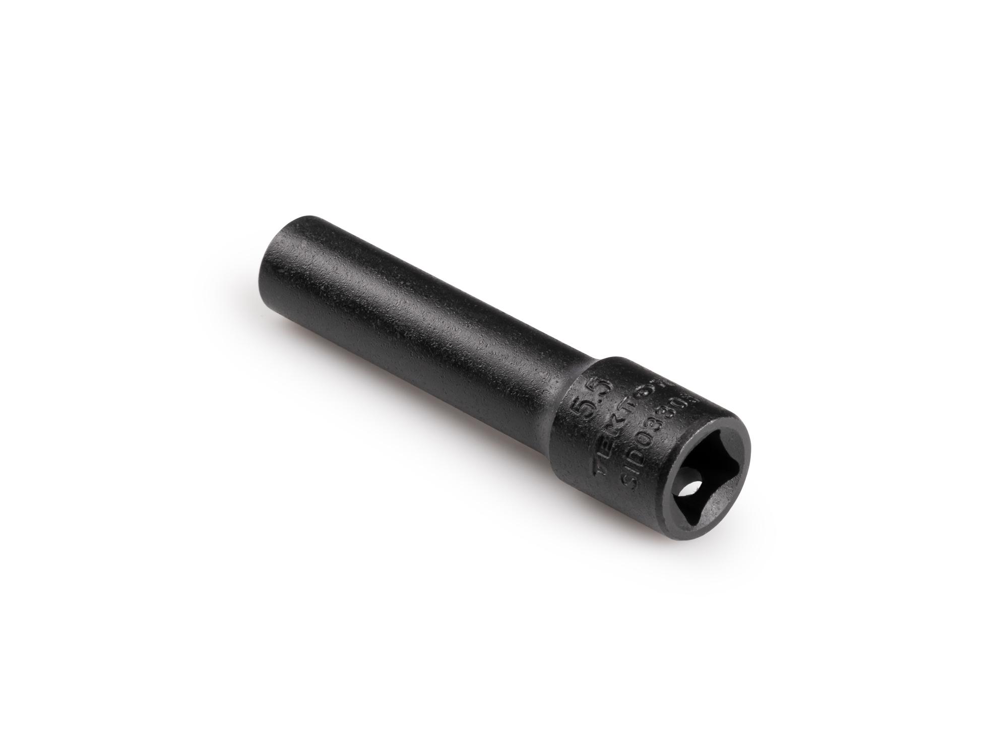 Back angle view of Tekton impact drive 12-point socket. Item #SID03305