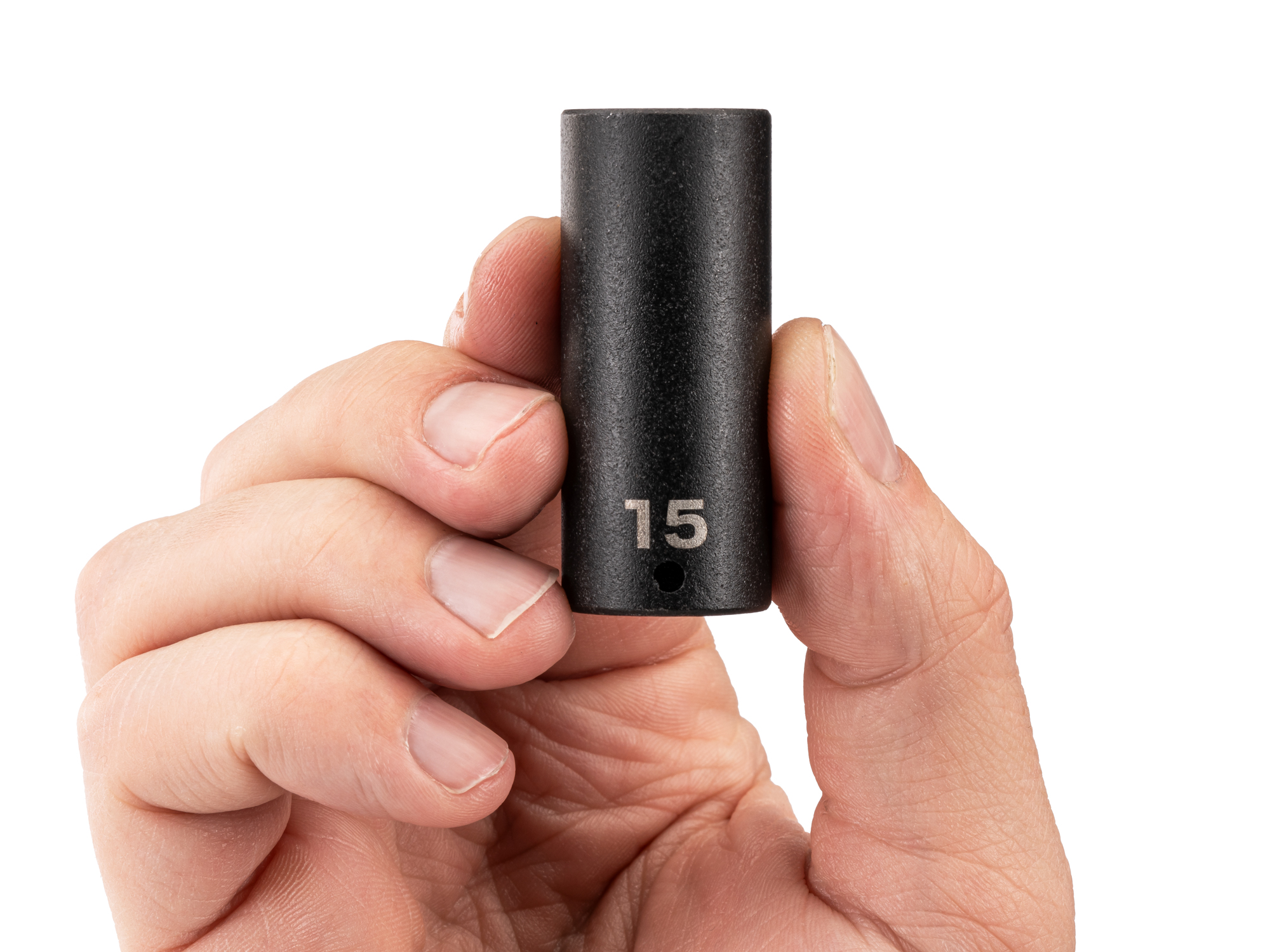 1/4 Inch Drive x 15 mm Deep 6-Point Impact Socket | TEKTON