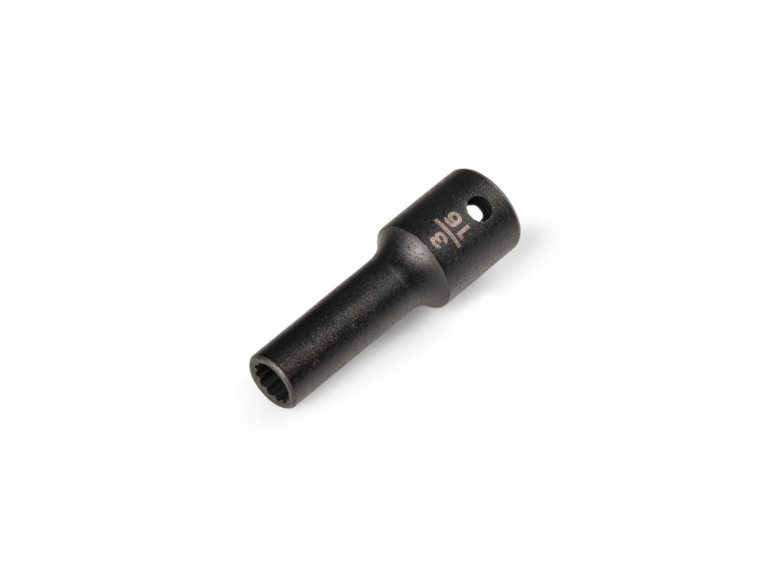 TEKTON 1/4 Inch Drive x 3/16 Inch Semi-Deep 12-Point Impact Socket