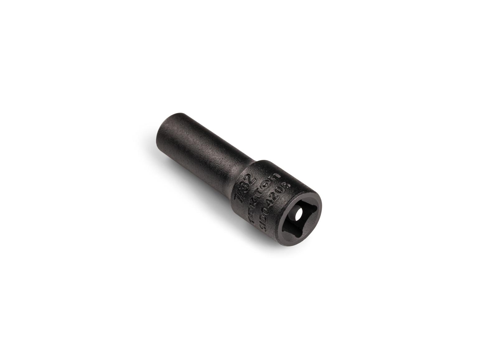 Back angle view of Tekton impact drive 12-point socket. Item #SID04205