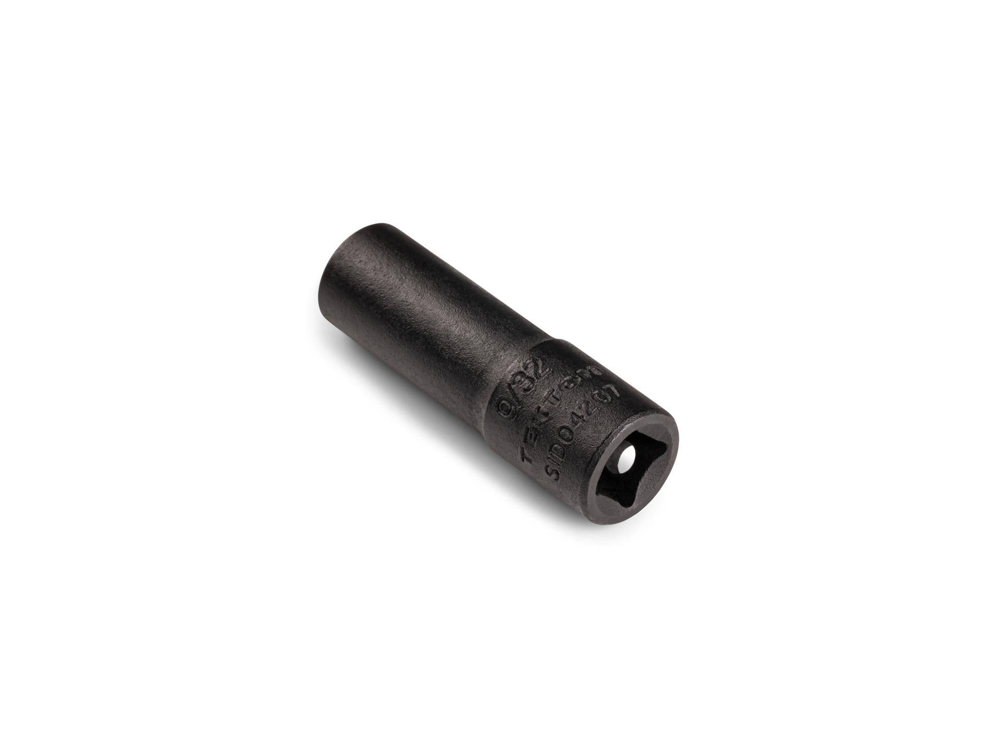 Back angle view of Tekton impact drive 12-point socket. Item #SID04207