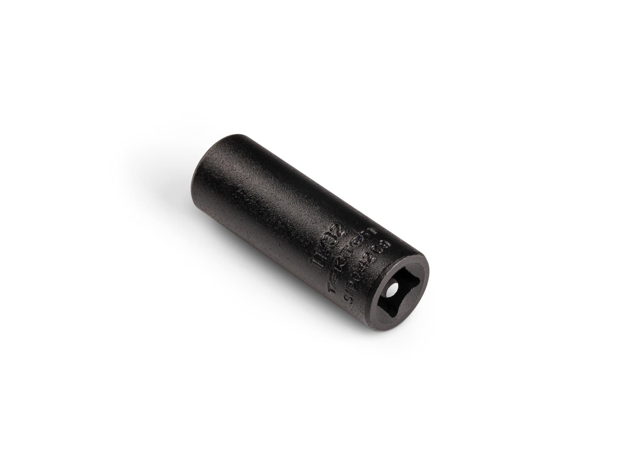 Back angle view of Tekton impact drive 12-point socket. Item #SID04209