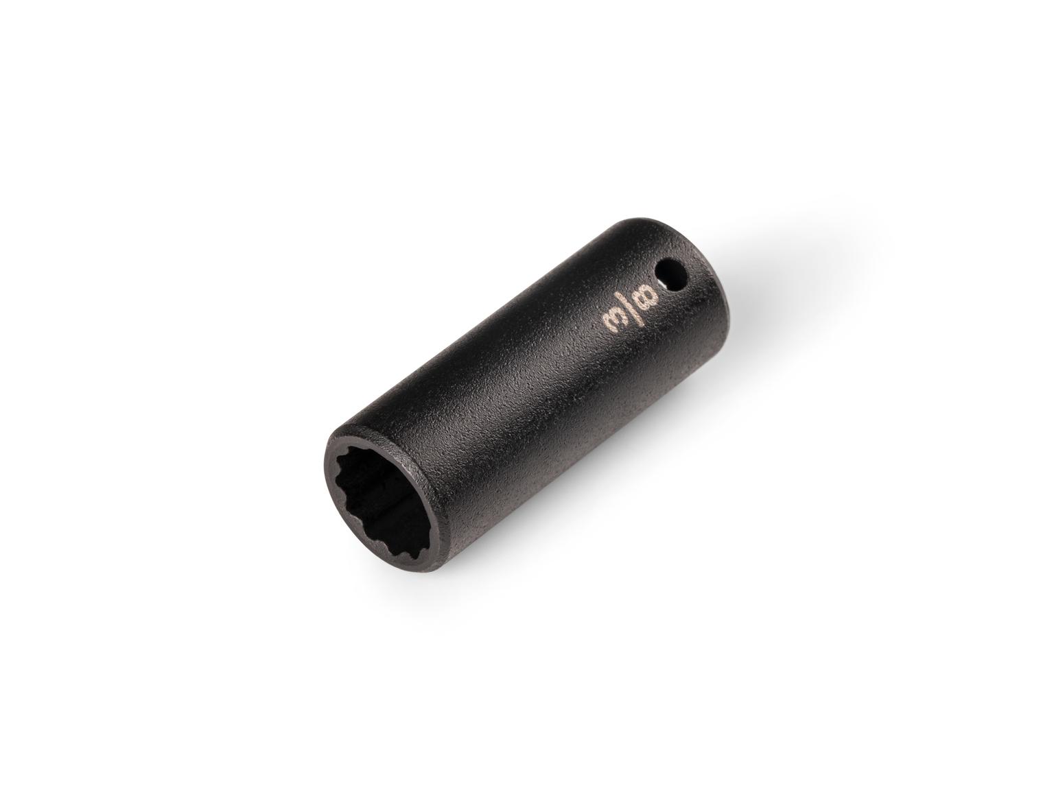 TEKTON 1/4 Inch Drive x 3/8 Inch Semi-Deep 12-Point Impact Socket