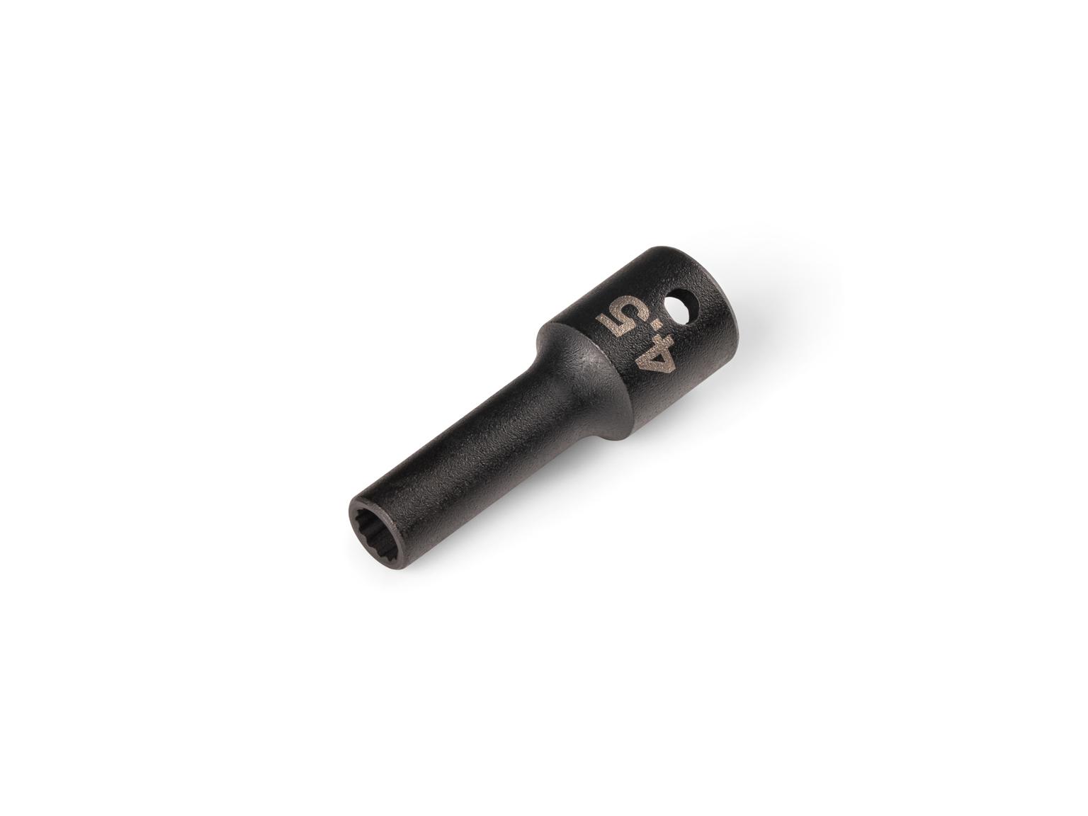 TEKTON 1/4 Inch Drive x 4.5 mm Semi-Deep 12-Point Impact Socket