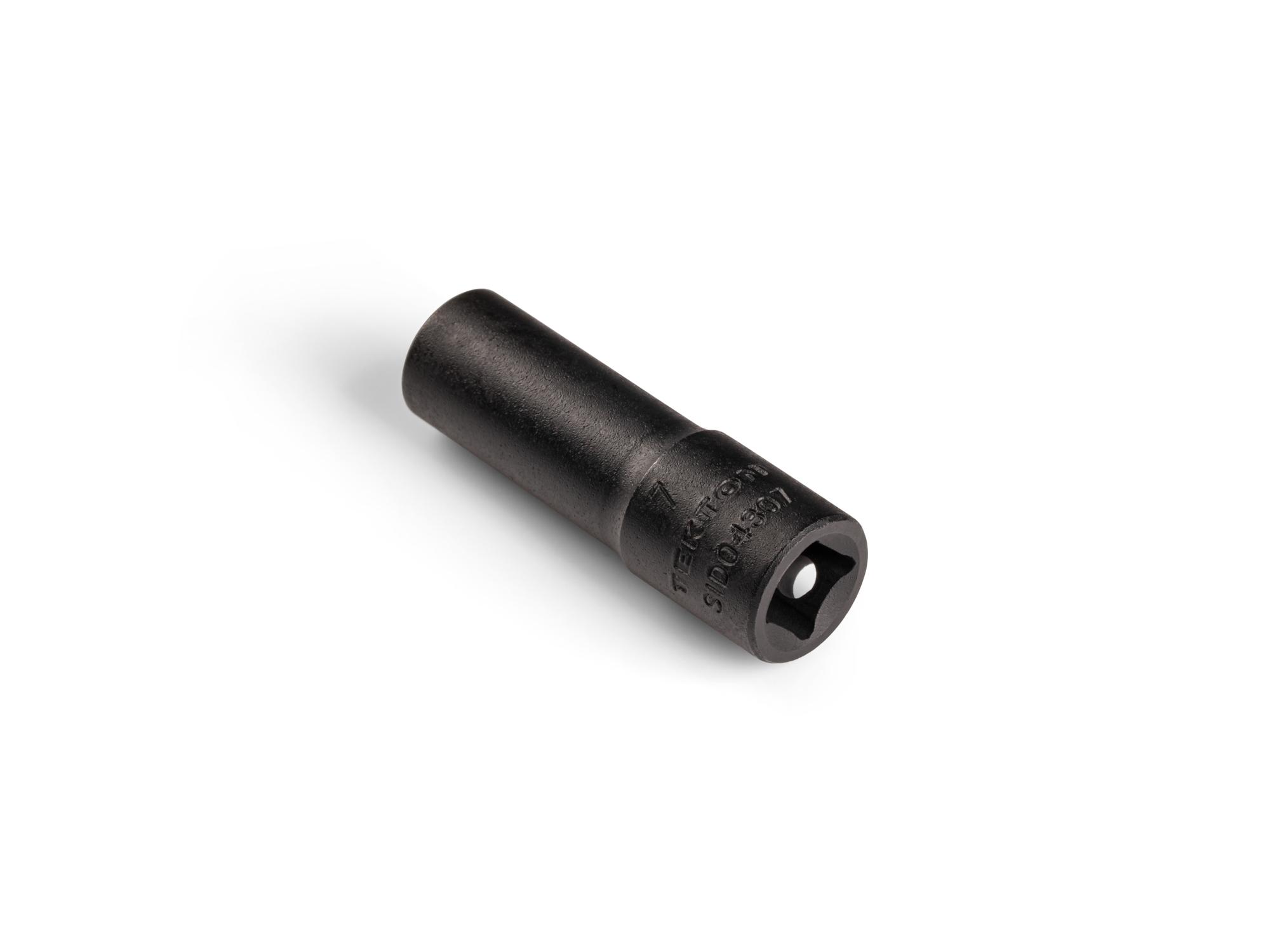 Back angle view of Tekton impact drive 12-point socket. Item #SID04307