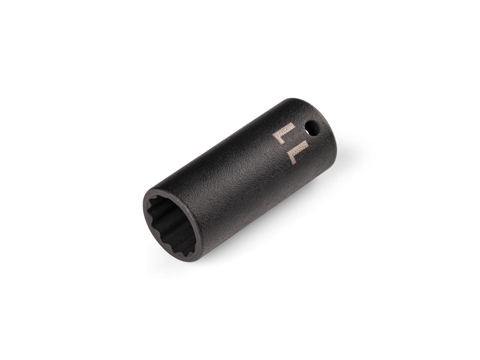TEKTON 1/4 Inch Drive x 11 mm Semi-Deep 12-Point Impact Socket