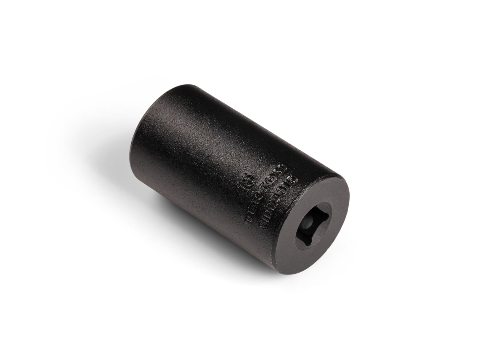 Back angle view of Tekton impact drive 12-point socket. Item #SID04315