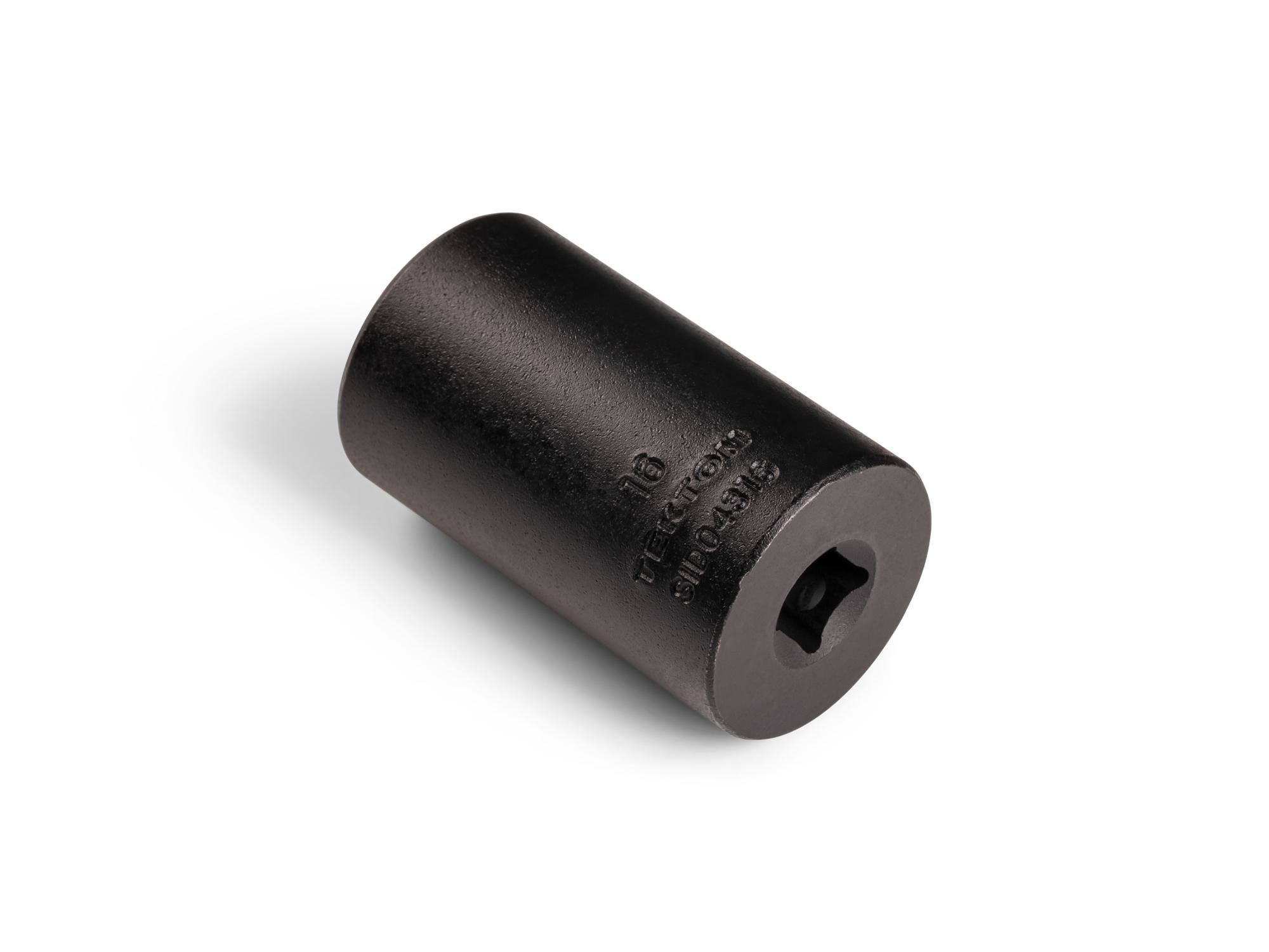 Back angle view of Tekton impact drive 12-point socket. Item #SID04316