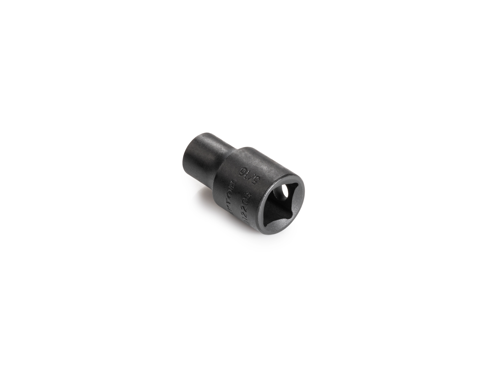 Size: 5/16 inch (SAE) 12-point standard/shallow impact socket. Has a high-visibility laser etched size marking and a permanent stamped size marking. SID12208.