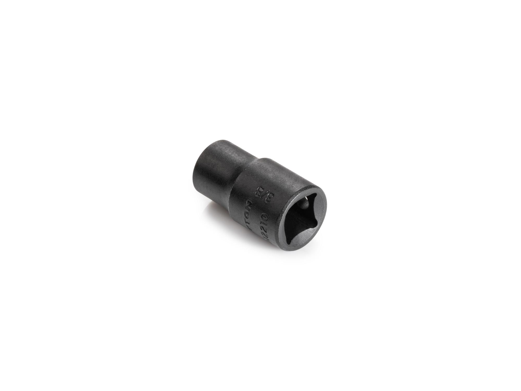 Back angle view of Tekton impact drive 12-point socket. Item #SID12210