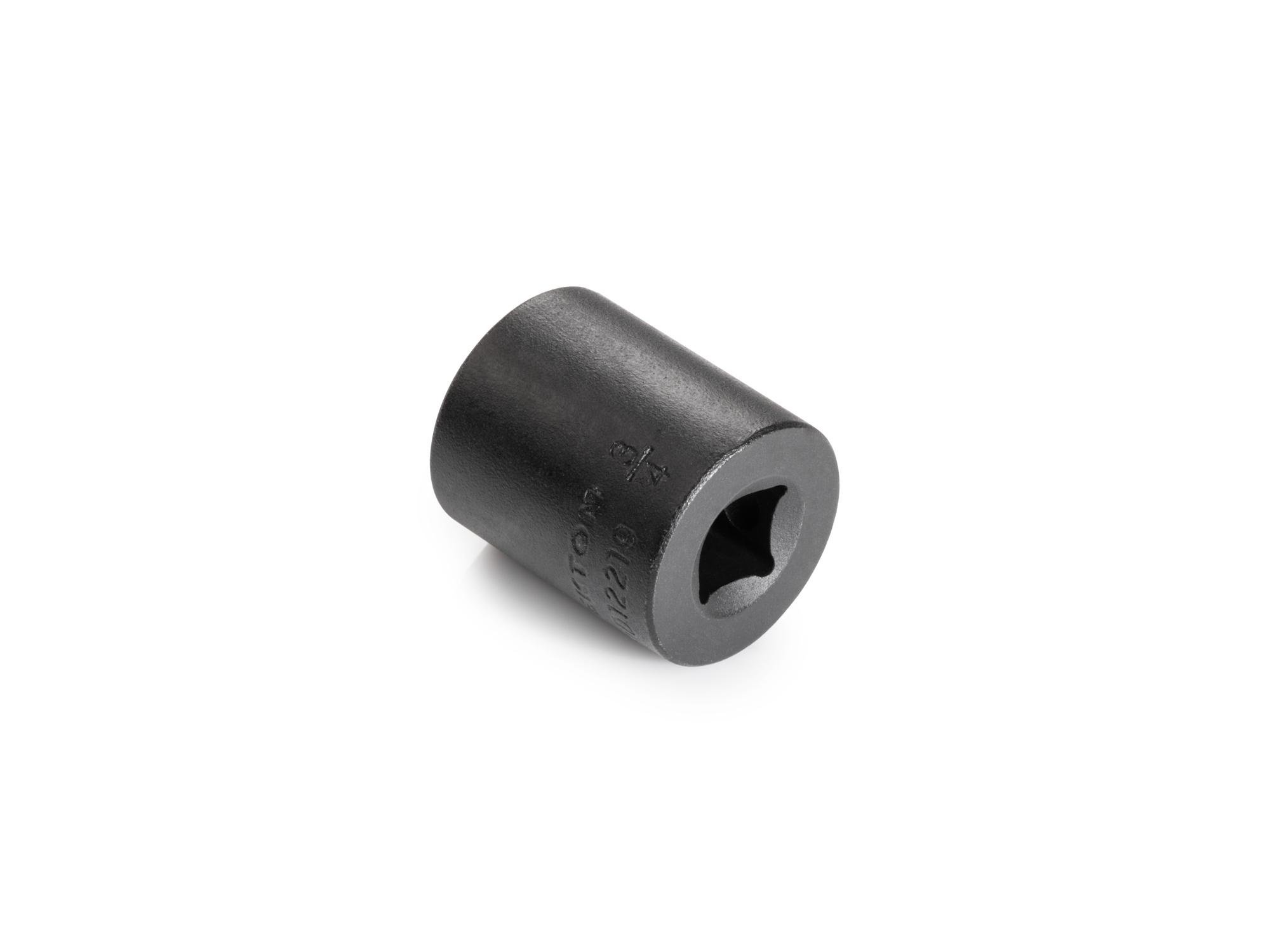 Back angle view of Tekton impact drive 12-point socket. Item #SID12219