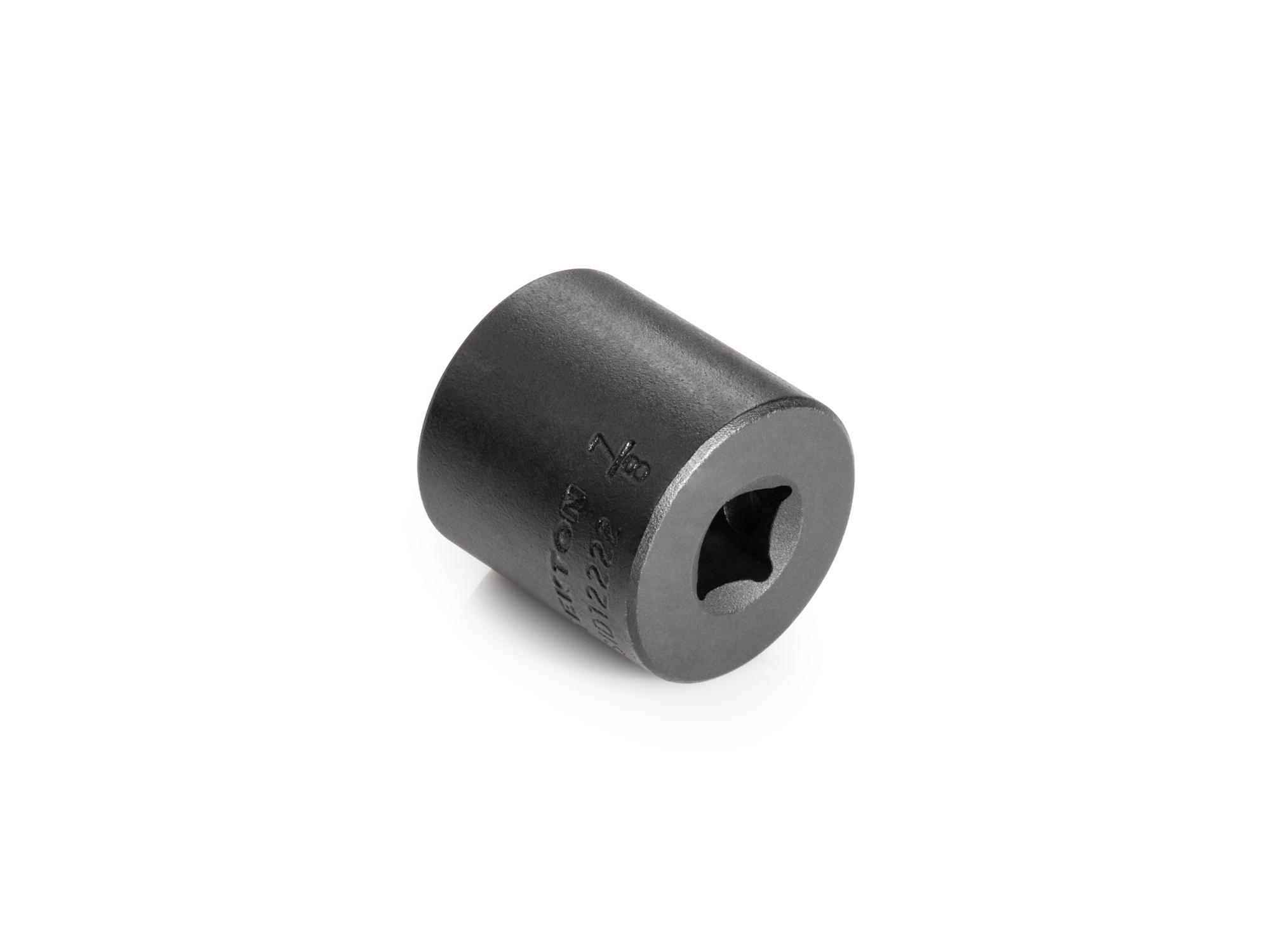 Back angle view of Tekton impact drive 12-point socket. Item #SID12222