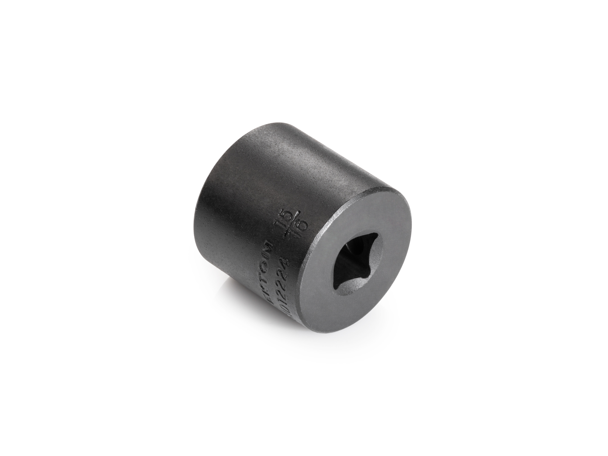 Size: 15/16 inch (SAE) 12-point standard/shallow impact socket. Has a high-visibility laser etched size marking and a permanent stamped size marking. SID12224.