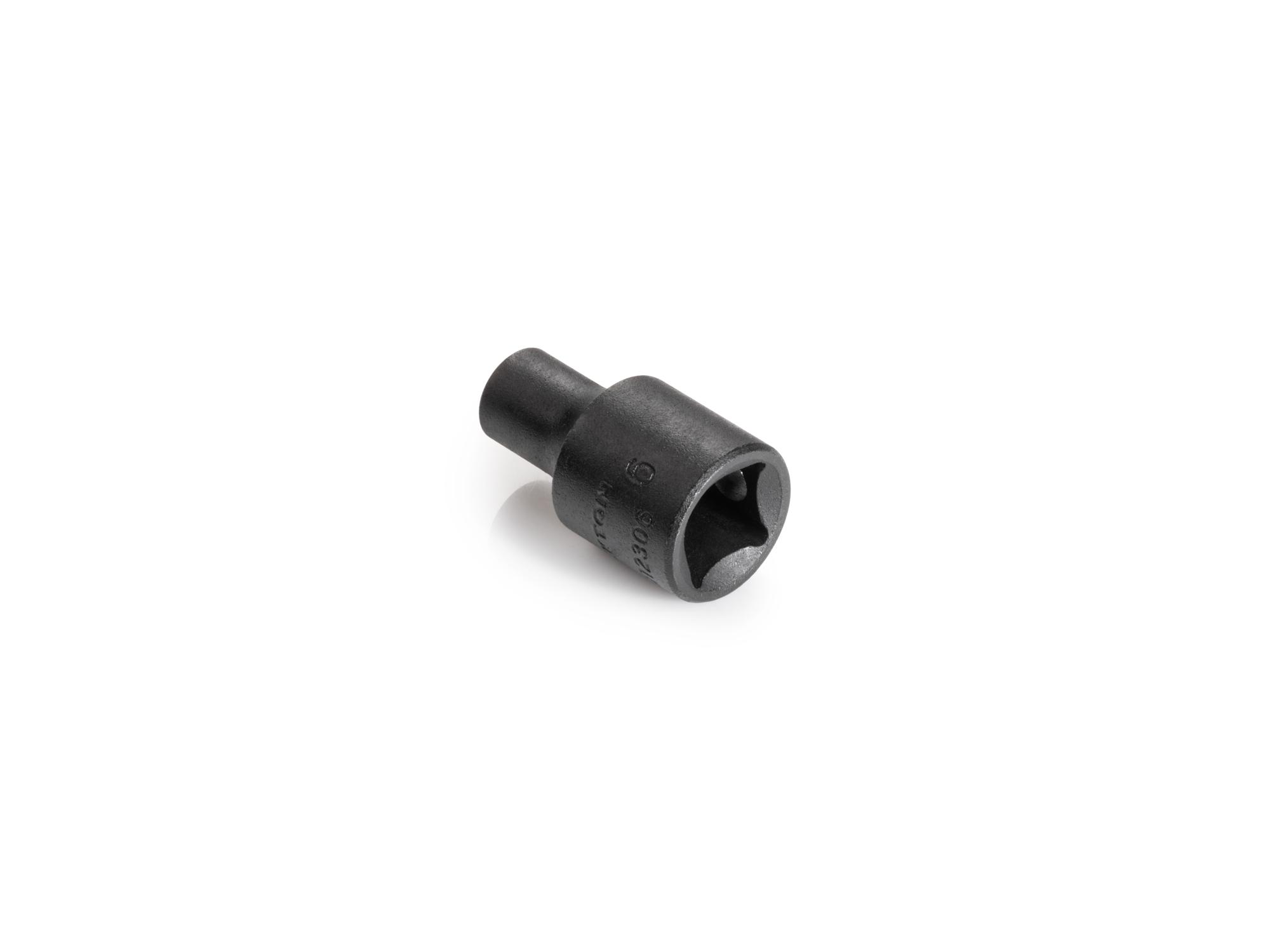 Back angle view of Tekton impact drive 12-point socket. Item #SID12306