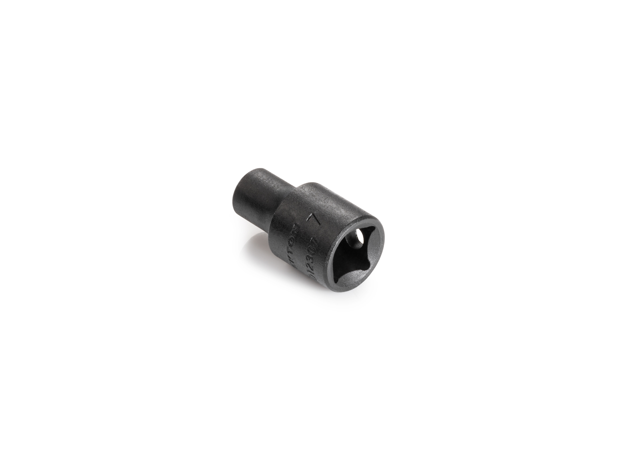 Size: 7 mm (Metric) 12-point standard/shallow impact socket. Has a high-visibility laser etched size marking and a permanent stamped size marking. SID12307.