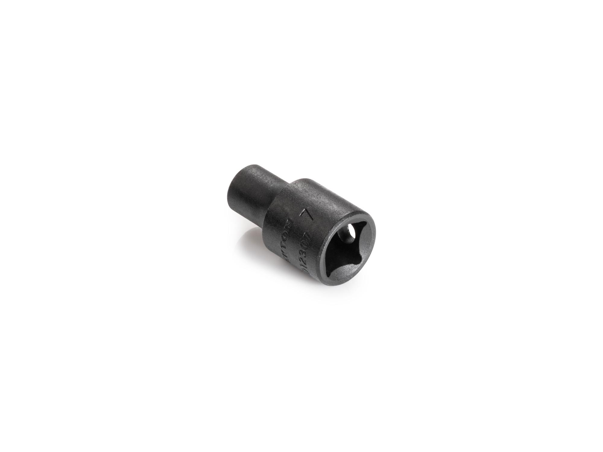 Back angle view of Tekton impact drive 12-point socket. Item #SID12307