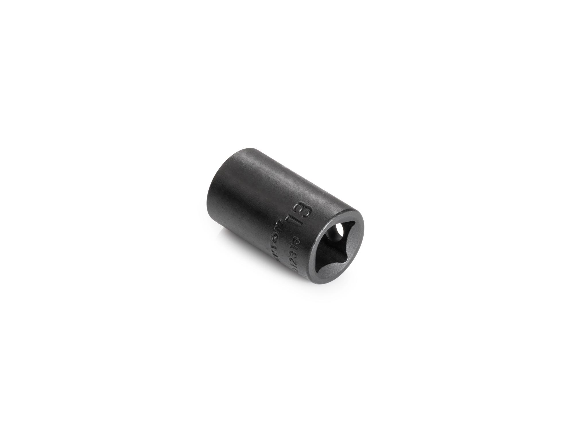 Back angle view of Tekton impact drive 12-point socket. Item #SID12313