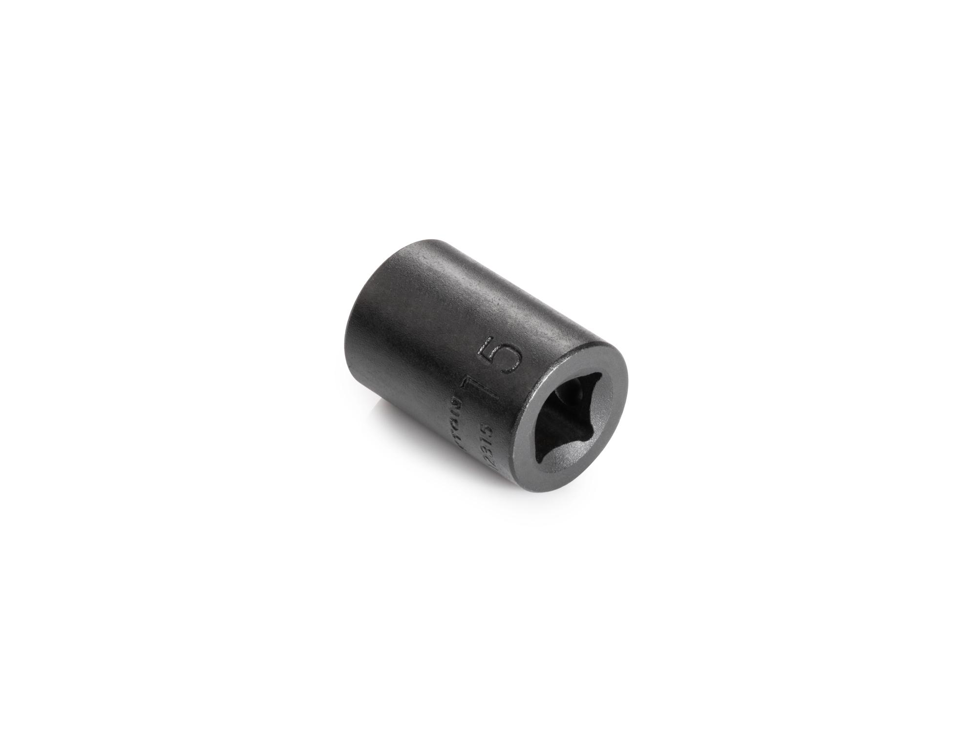 Back angle view of Tekton impact drive 12-point socket. Item #SID12315
