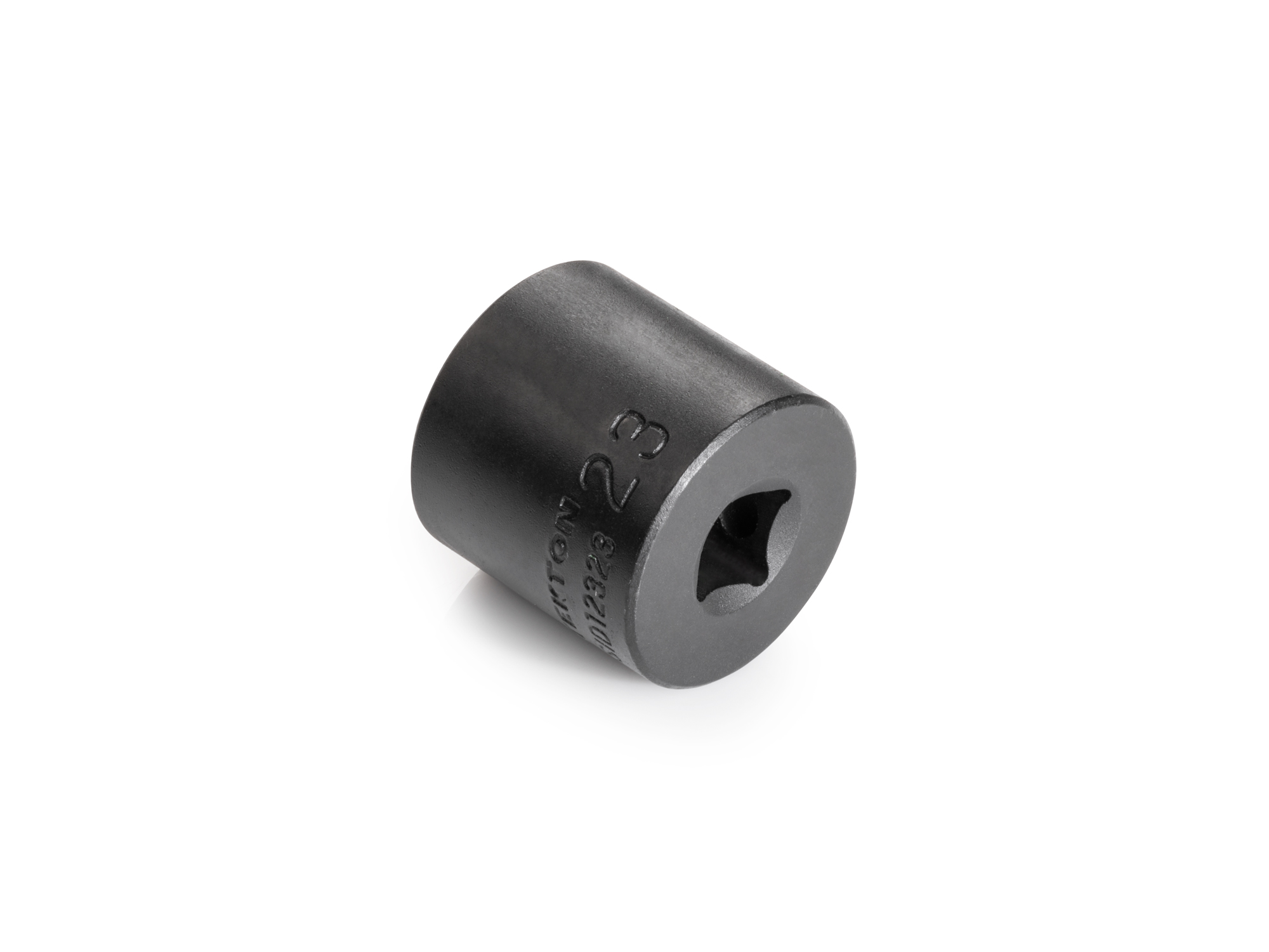 Size: 23 mm (Metric) 12-point standard/shallow impact socket. Has a high-visibility laser etched size marking and a permanent stamped size marking. SID12323.