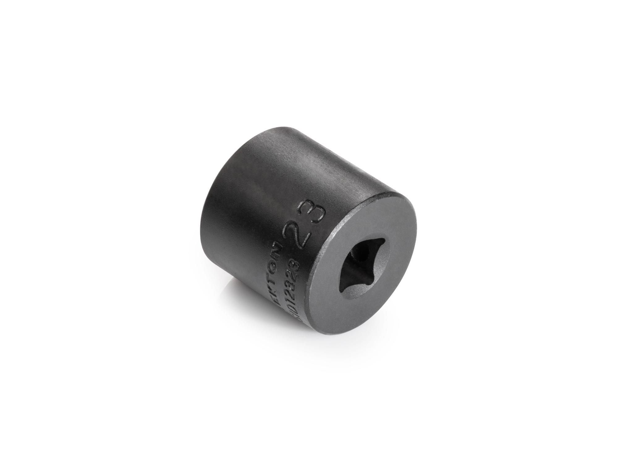 Back angle view of Tekton impact drive 12-point socket. Item #SID12323