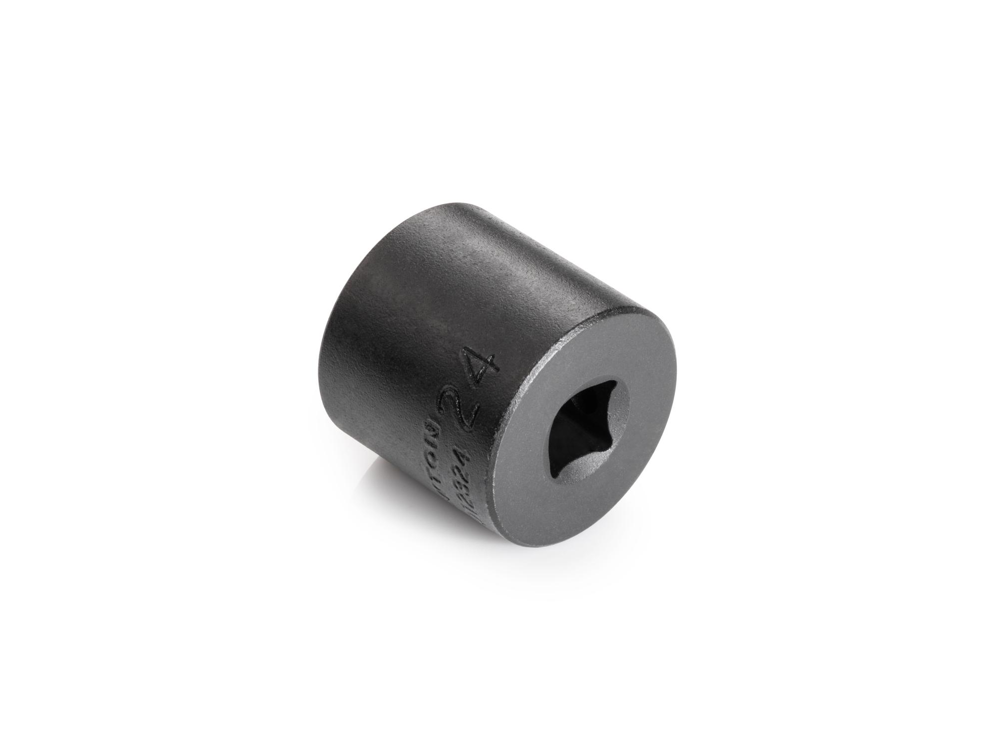 Back angle view of Tekton impact drive 12-point socket. Item #SID12324