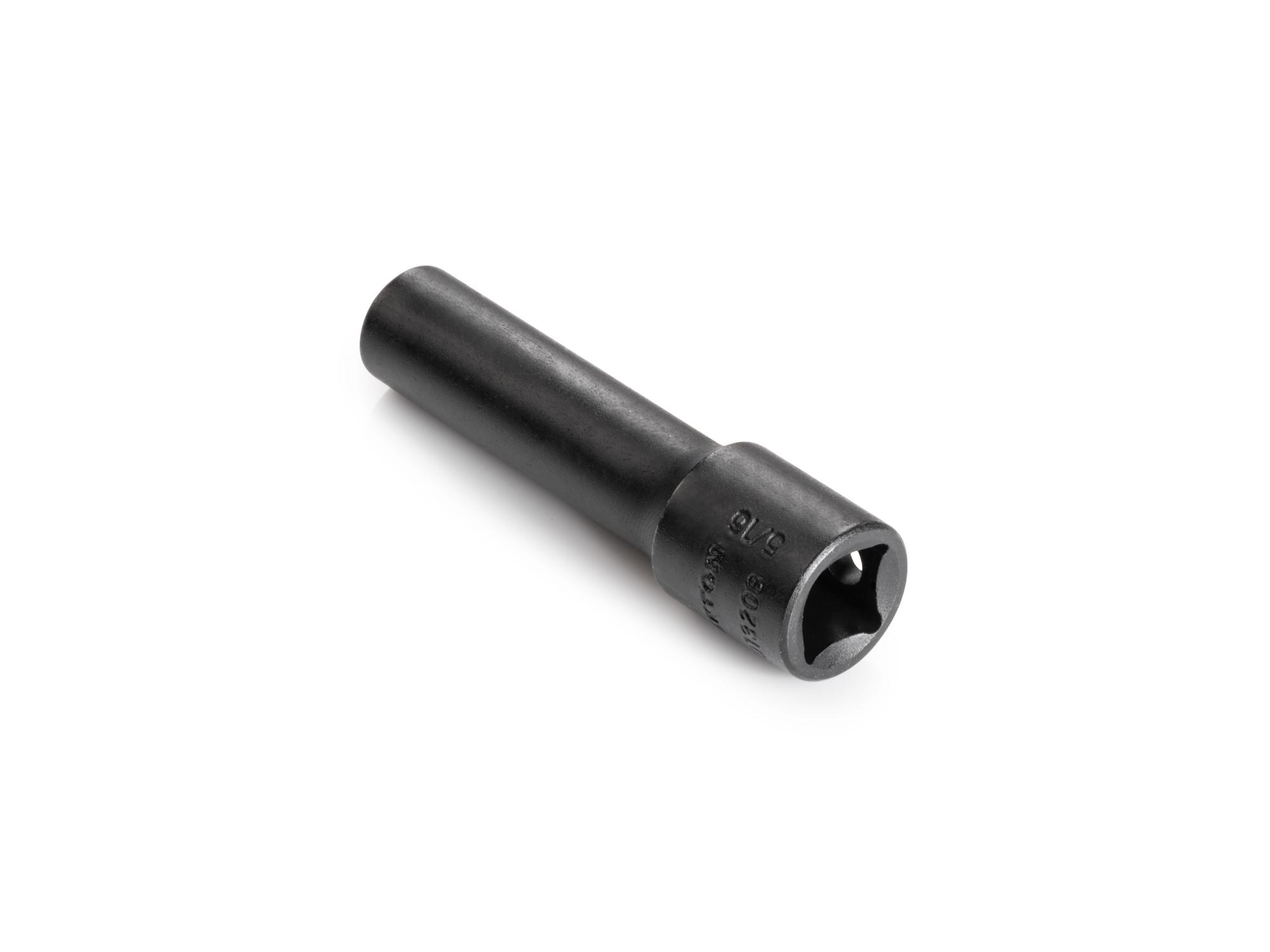 Back angle view of Tekton impact drive 12-point socket. Item #SID13208