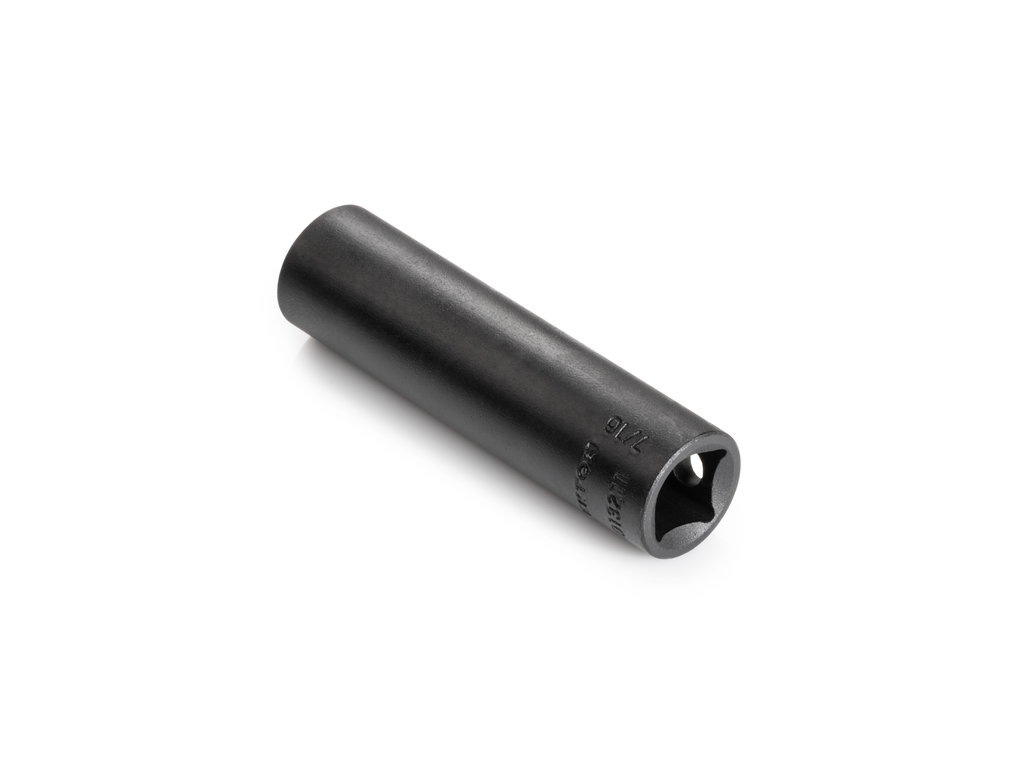 Size: 7/16 inch (SAE) 12-point deep impact socket. Has both a high-visibility laser etched size marking and a permanent stamped size marking. SID13211.