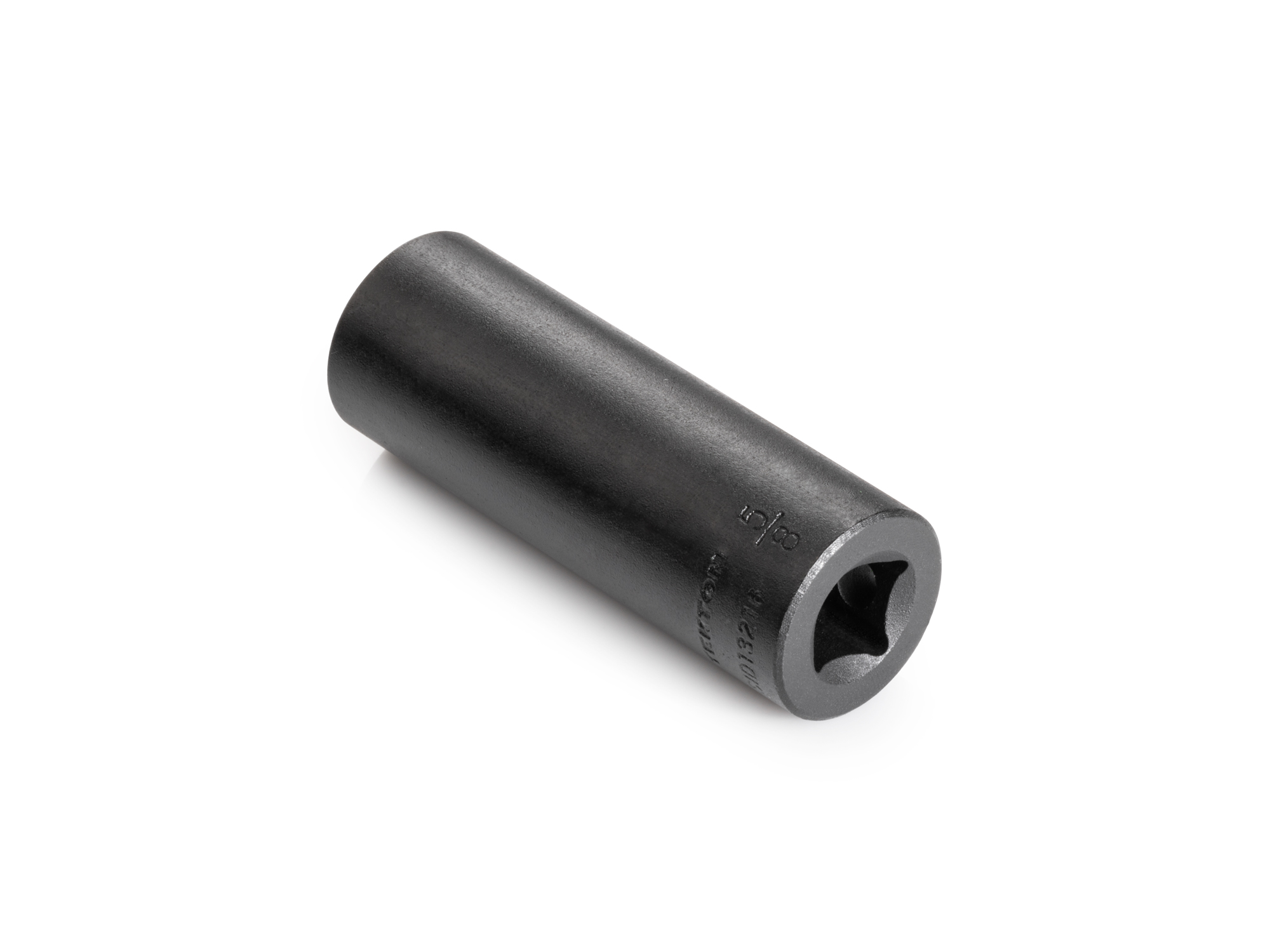 Size: 5/8 inch (SAE) 12-point deep impact socket. Has both a high-visibility laser etched size marking and a permanent stamped size marking. SID13216.