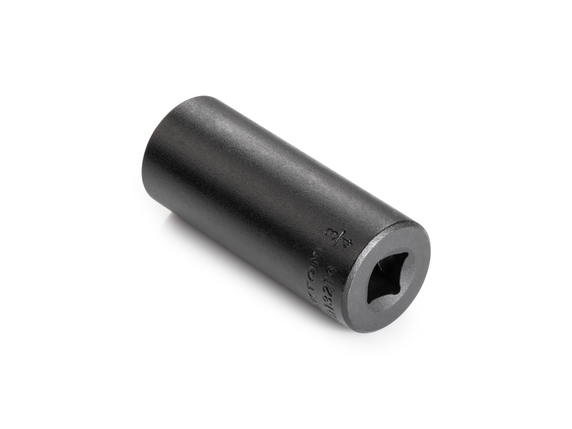 Size: 3/4 inch (SAE) 12-point deep impact socket. Has both a high-visibility laser etched size marking and a permanent stamped size marking. SID13219.