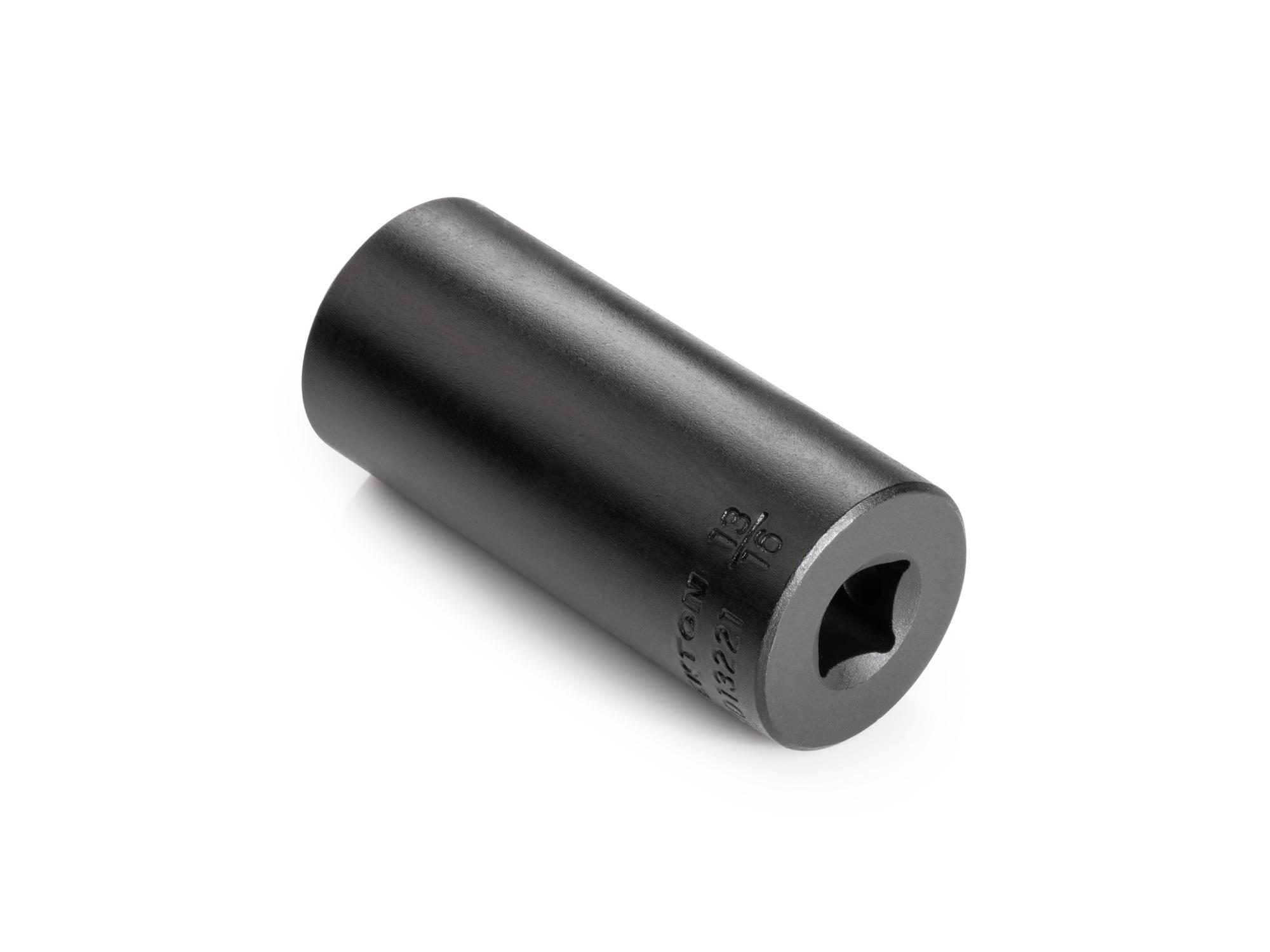 Back angle view of Tekton impact drive 12-point socket. Item #SID13221