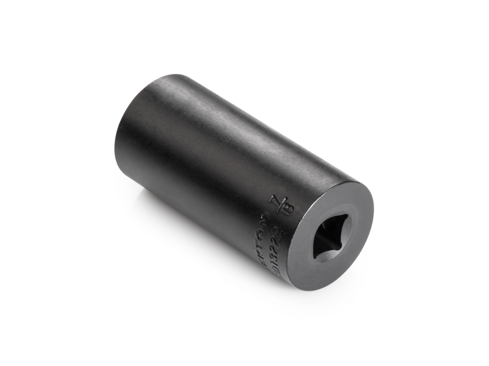 Size: 7/8 inch (SAE) 12-point deep impact socket. Has both a high-visibility laser etched size marking and a permanent stamped size marking. SID13222.