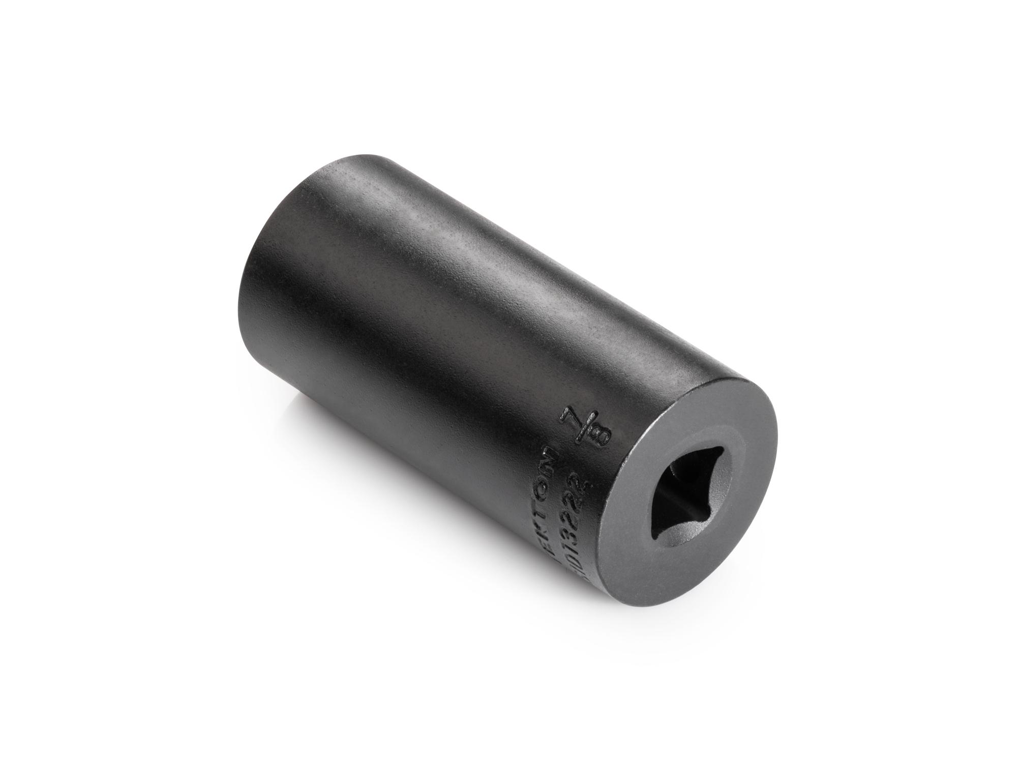 Back angle view of Tekton impact drive 12-point socket. Item #SID13222