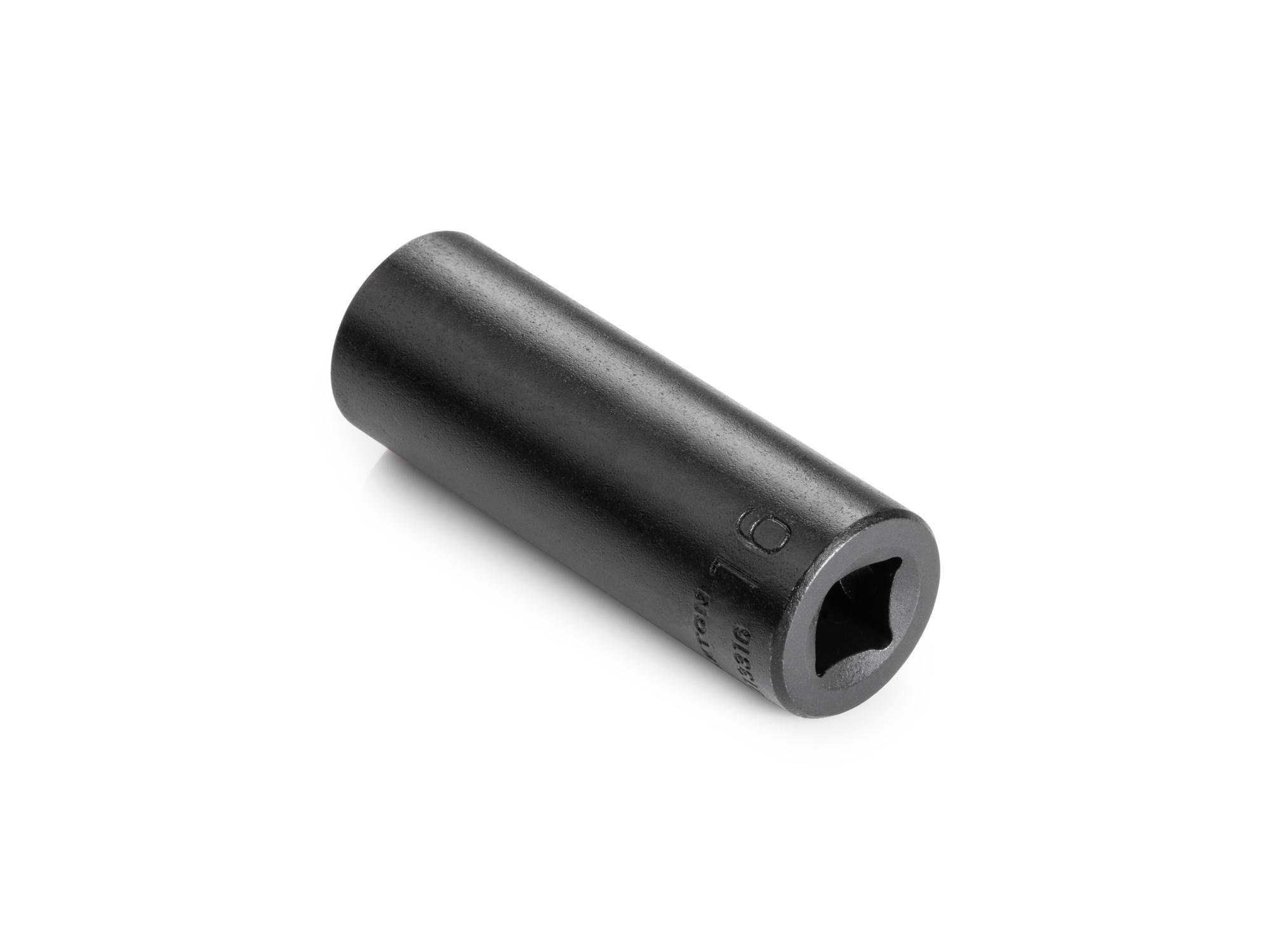 Back angle view of Tekton impact drive 12-point socket. Item #SID13316