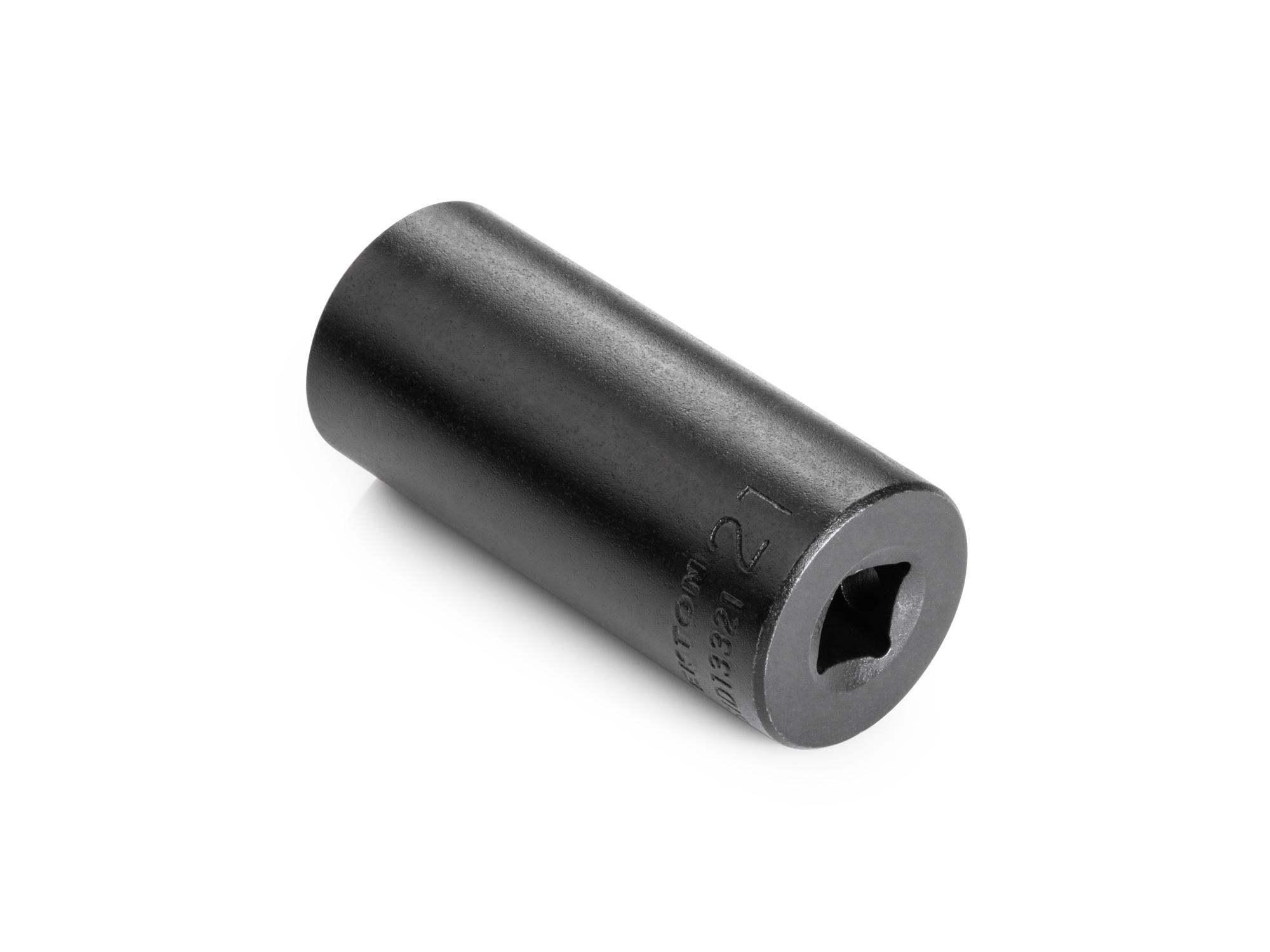 Back angle view of Tekton impact drive 12-point socket. Item #SID13321