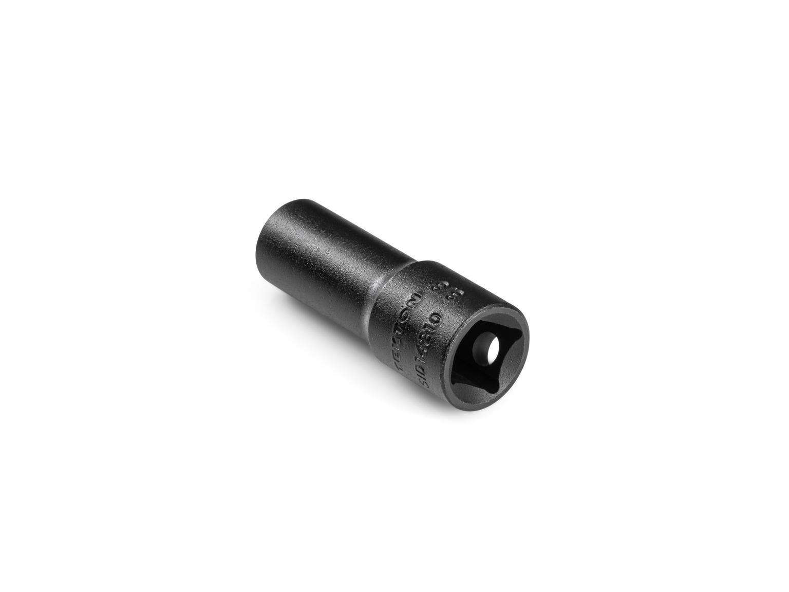 Back angle view of Tekton 3/8 inch impact drive 12-point socket. Item #SID14210