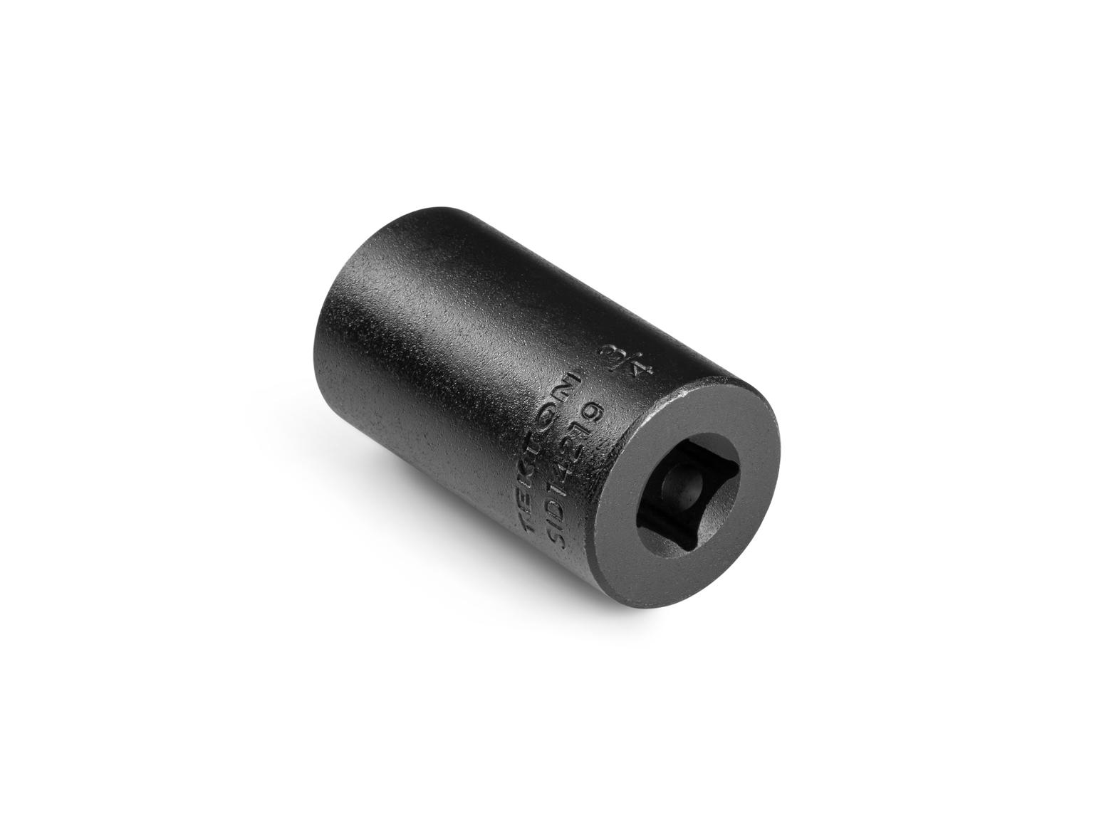 Back angle view of Tekton 3/4 inch impact drive 12-point socket. Item #SID14219