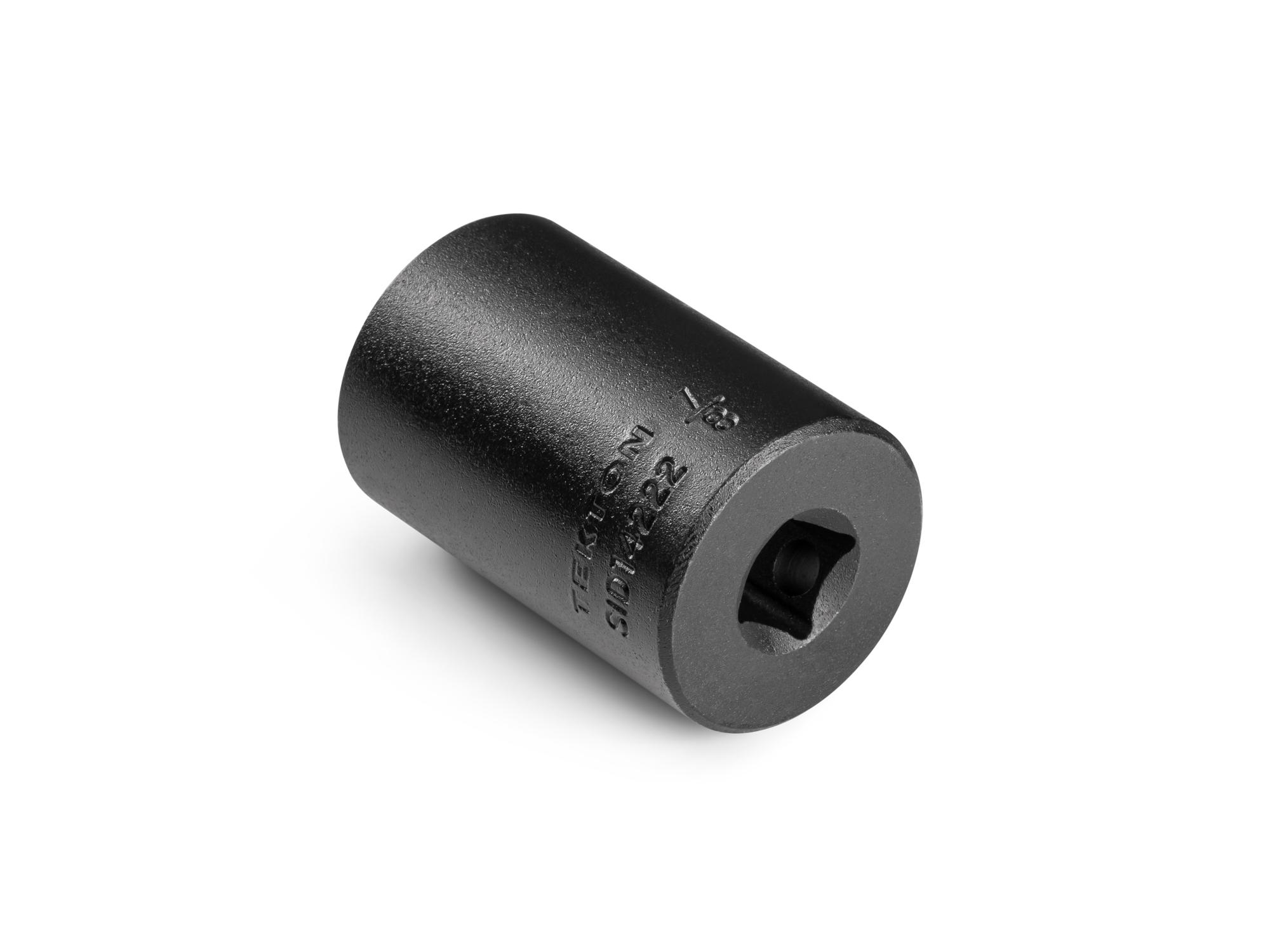 Back angle view of Tekton impact drive 12-point socket. Item #SID14222