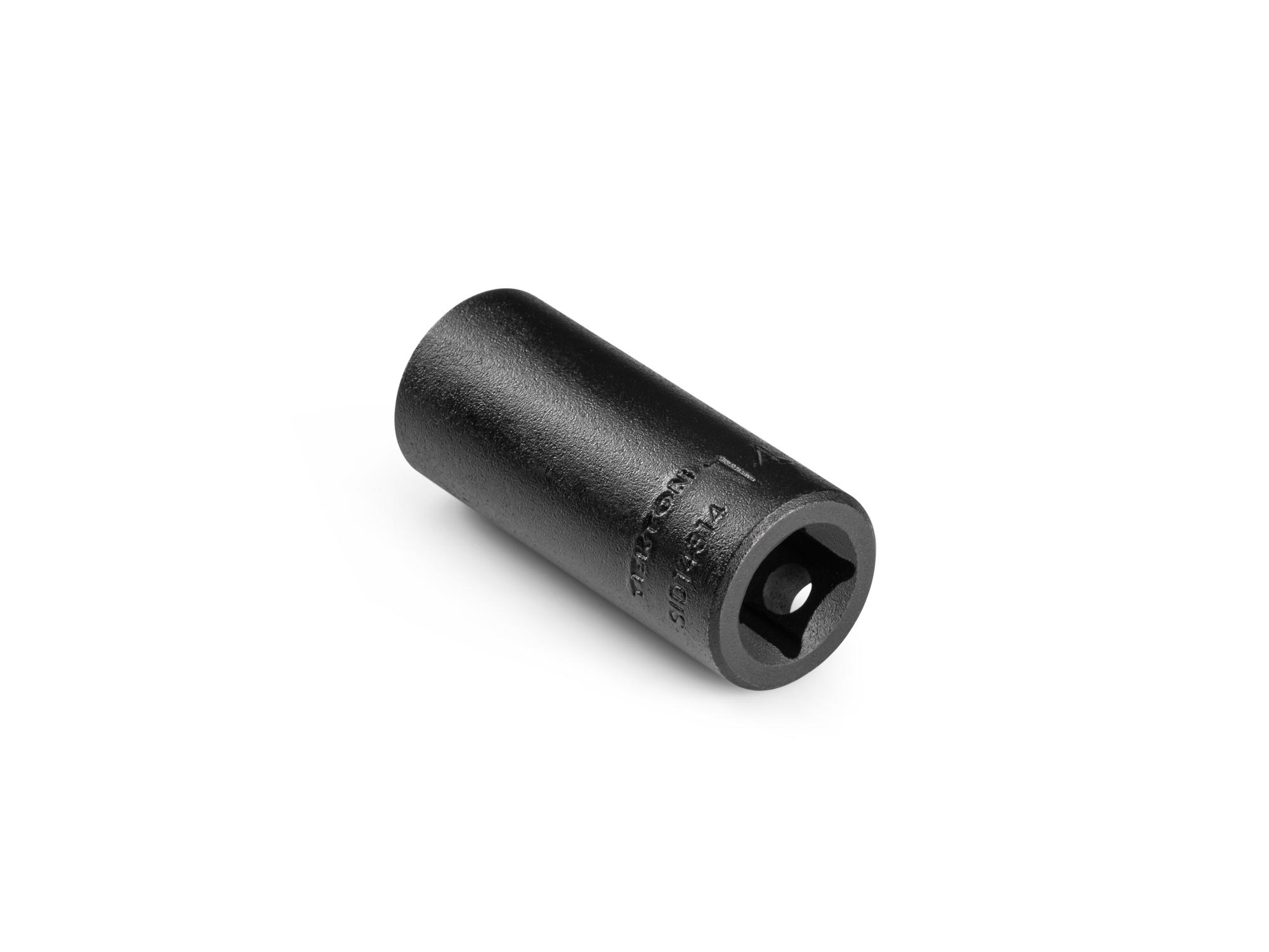 Back angle view of Tekton impact drive 12-point socket. Item #SID14314