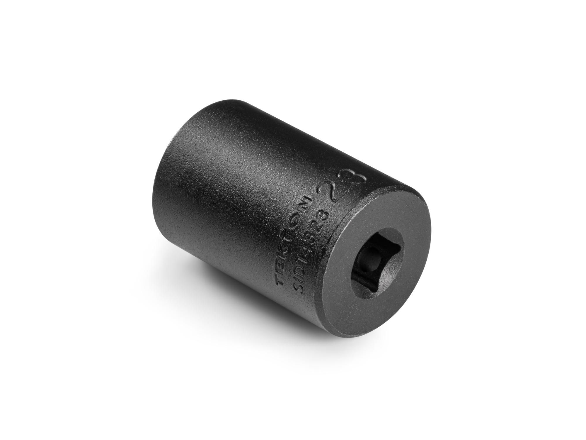 Back angle view of Tekton impact drive 12-point socket. Item #SID14323