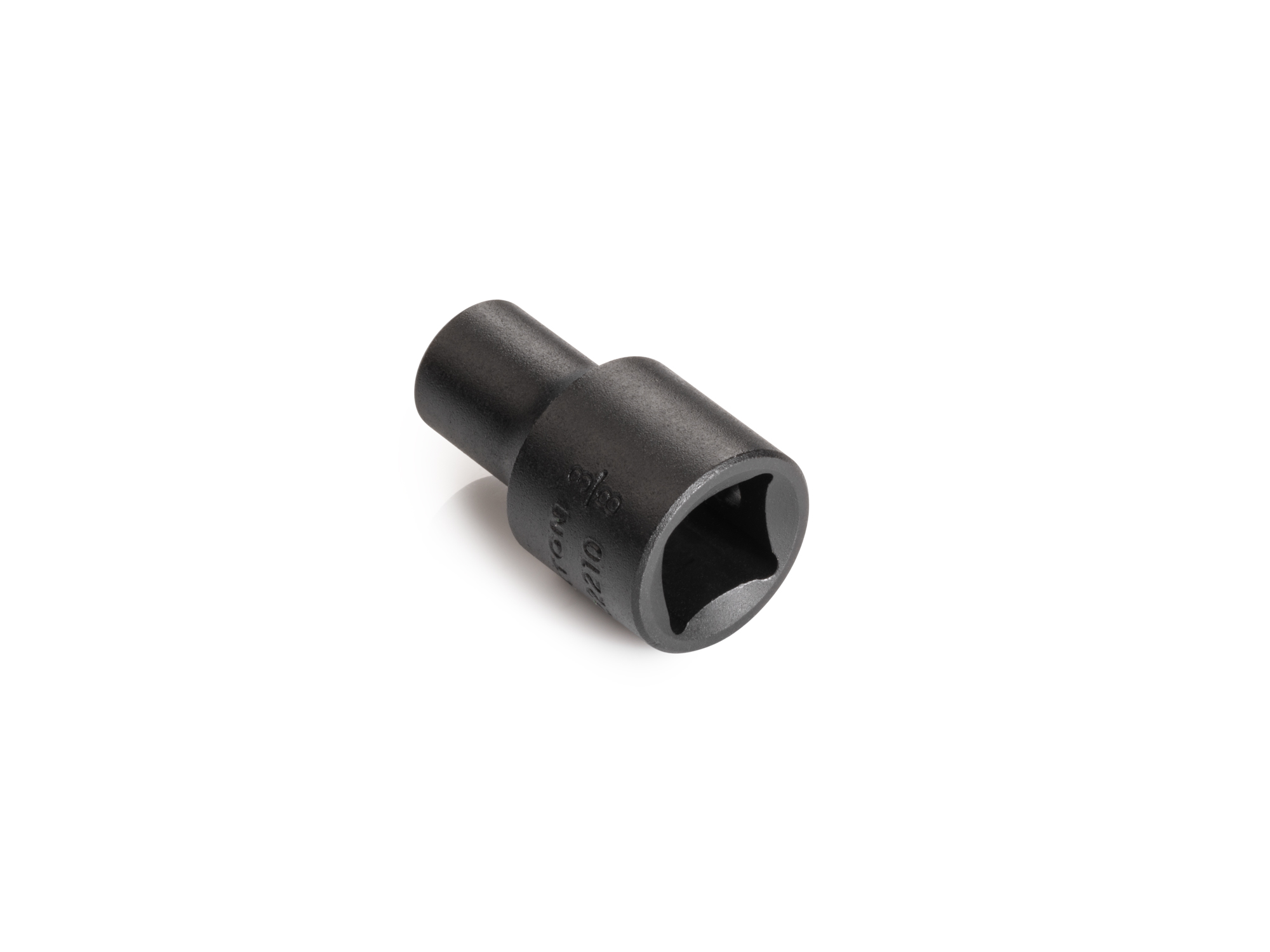 Size: 3/8 inch (SAE) 12-point standard/shallow impact socket. Has a high-visibility laser etched size marking and a permanent stamped size marking. SID22210.