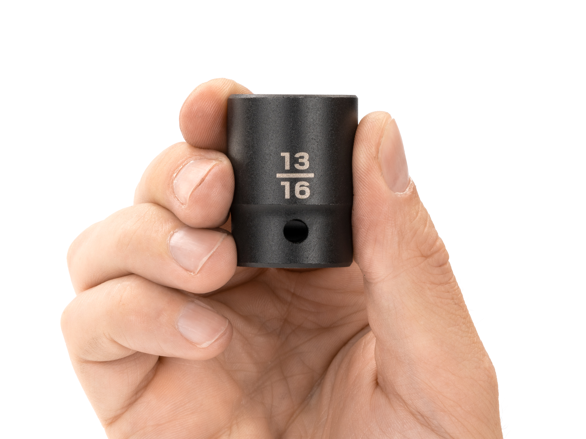 1/2 Inch Drive x 13/16 Inch Shallow 12-Point Impact Socket | TEKTON