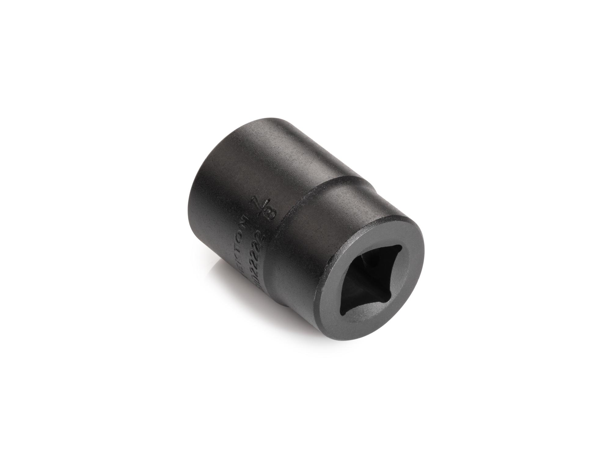 Back angle view of Tekton impact drive 12-point socket. Item #SID22222