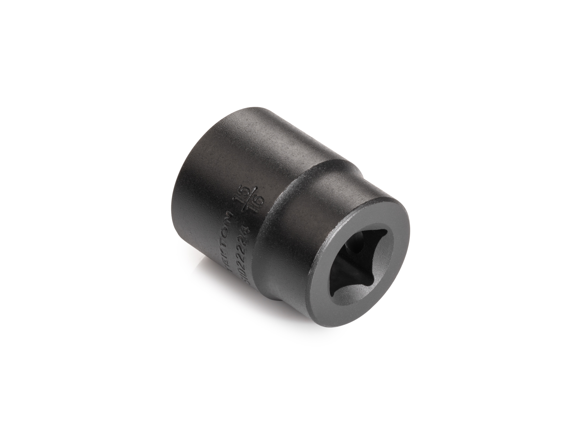 Size: 15/16 inch (SAE) 12-point standard/shallow impact socket. Has a high-visibility laser etched size marking and a permanent stamped size marking. SID22224.