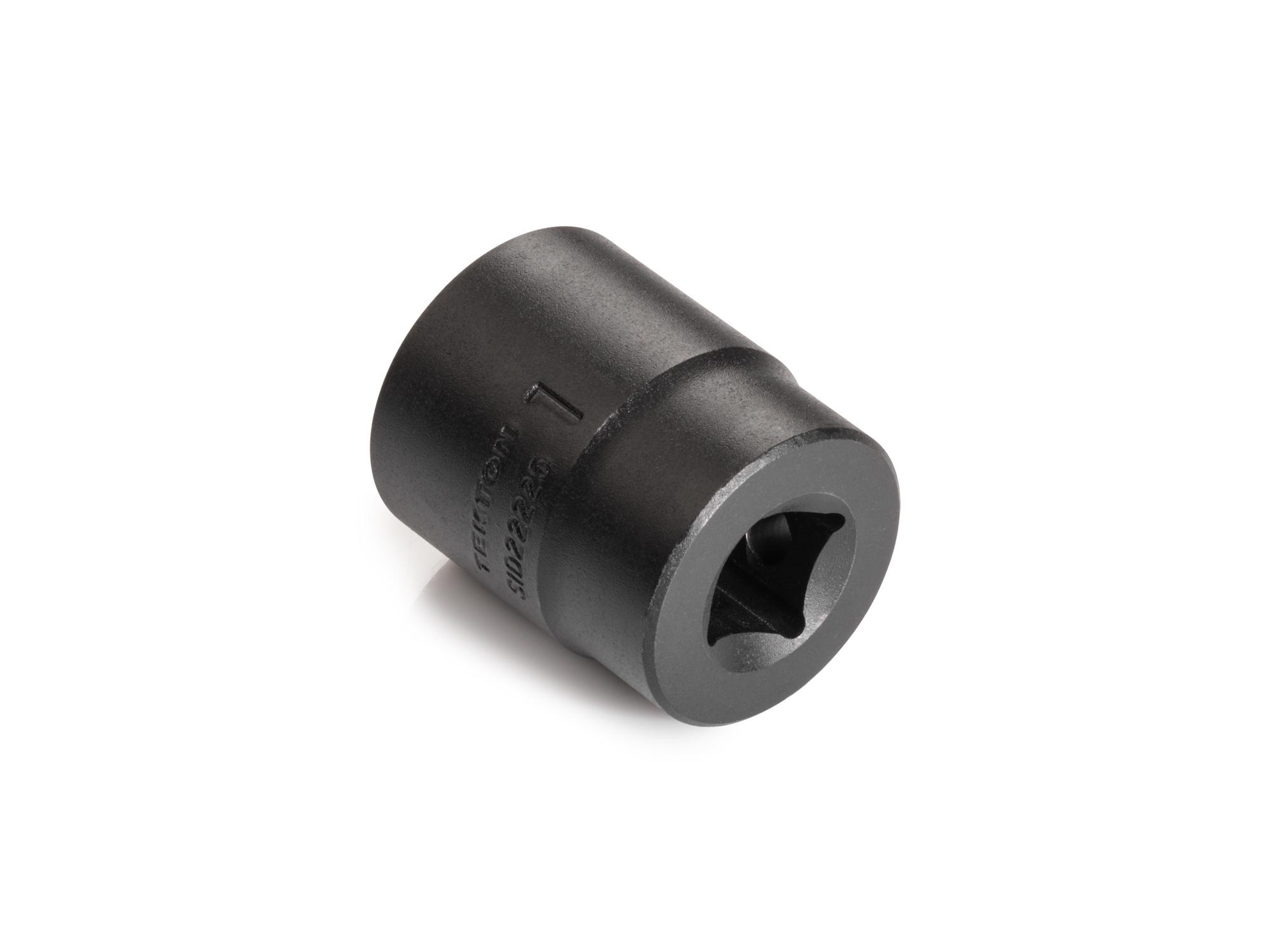 Back angle view of Tekton impact drive 12-point socket. Item #SID22225