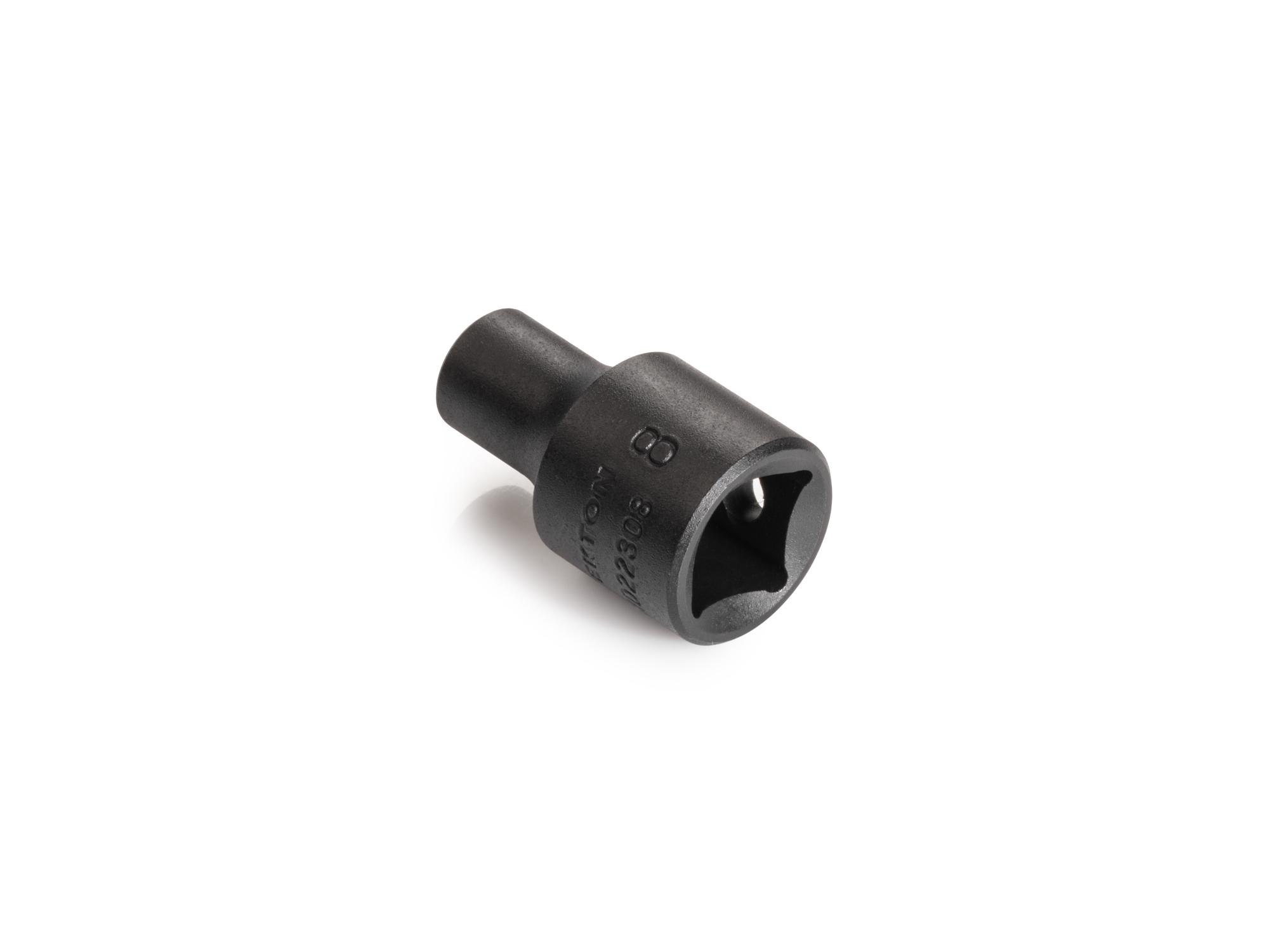 Back angle view of Tekton impact drive 12-point socket. Item #SID22308
