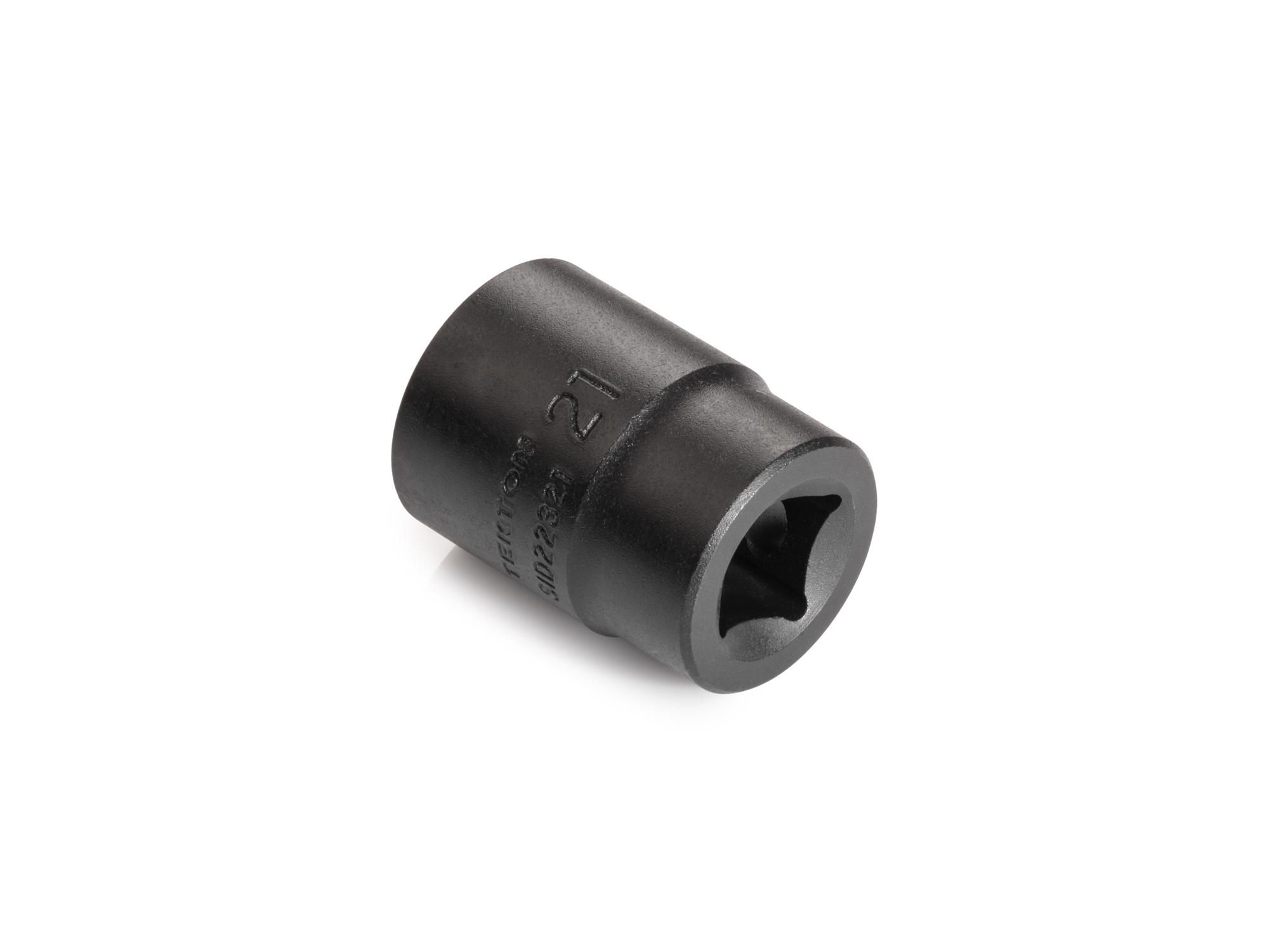 Back angle view of Tekton impact drive 12-point socket. Item #SID22321