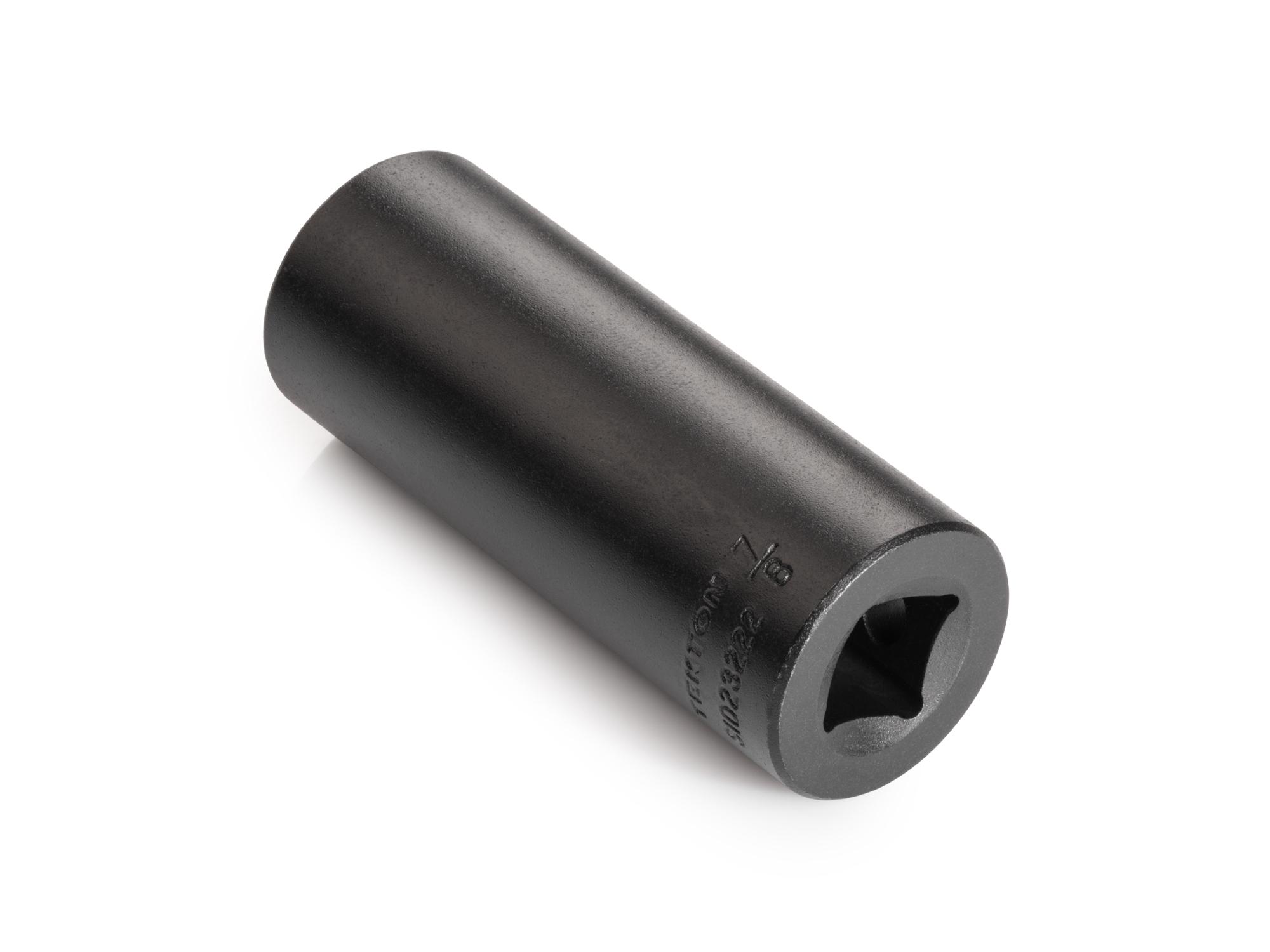 Back angle view of Tekton impact drive 12-point socket. Item #SID23222