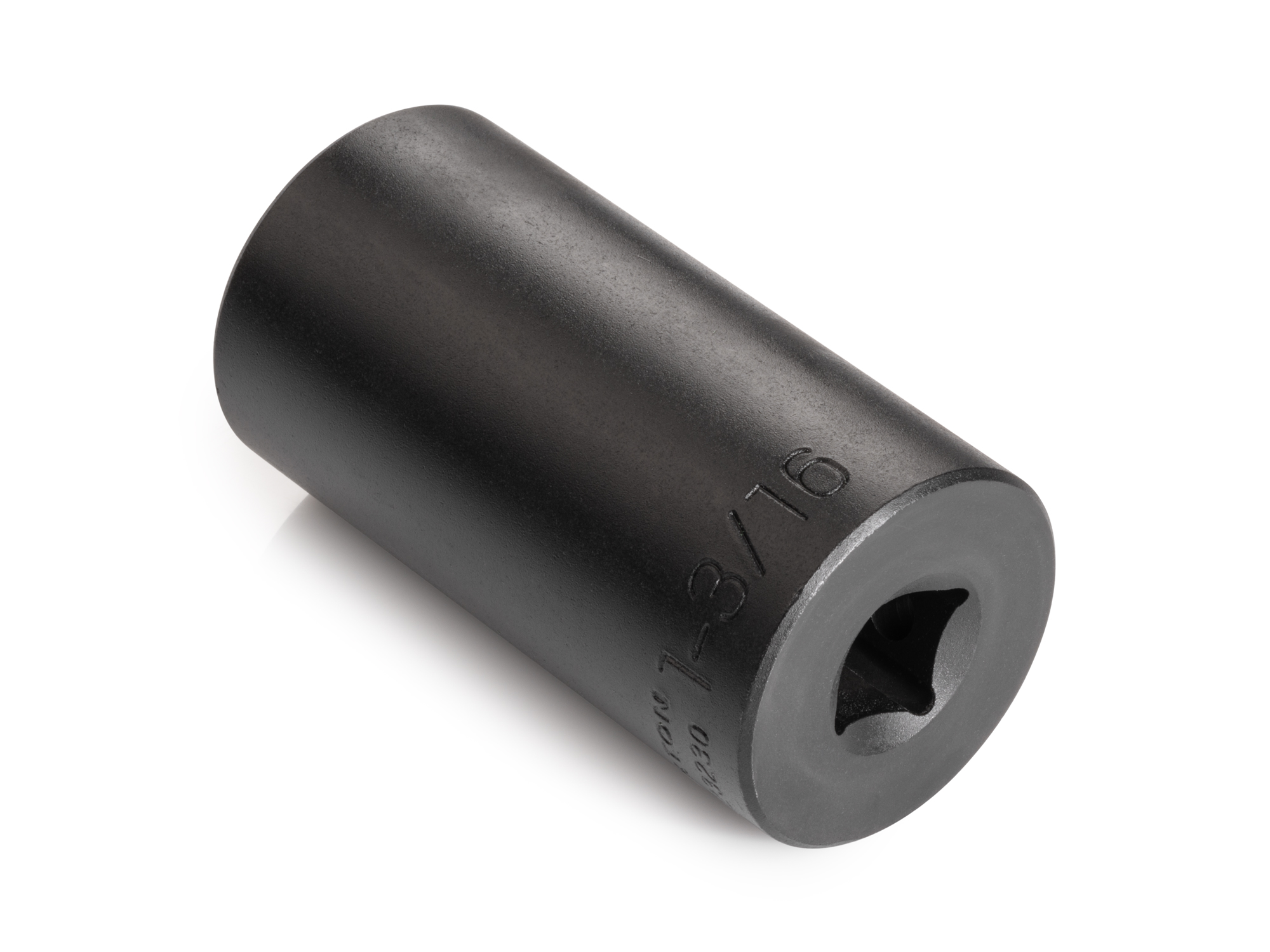 Size: 1-3/16 inch (SAE) 12-point deep individual impact socket. Has a high-visibility laser etched size marking and a permanent stamped size marking. SID23230.