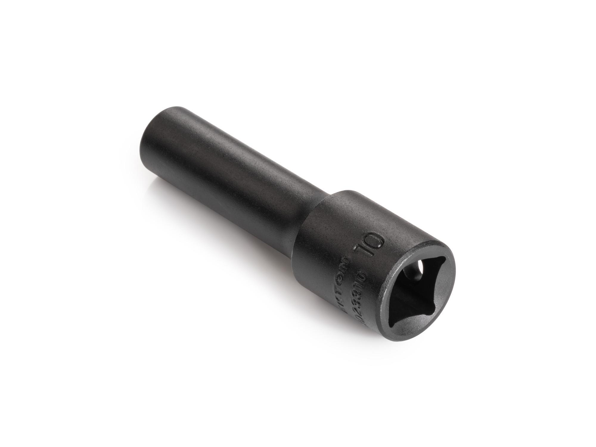 Back angle view of Tekton impact drive 12-point socket. Item #SID23310