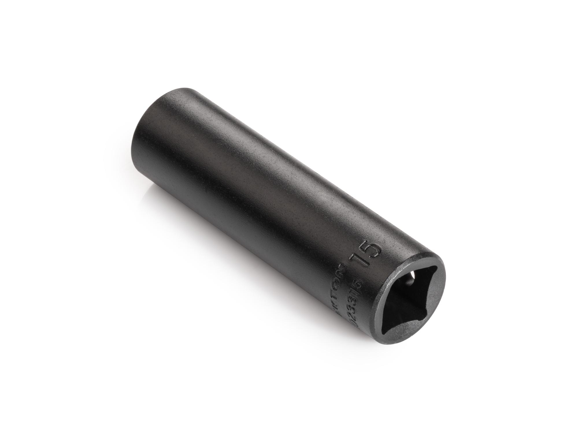 Back angle view of Tekton impact drive 12-point socket. Item #SID23315